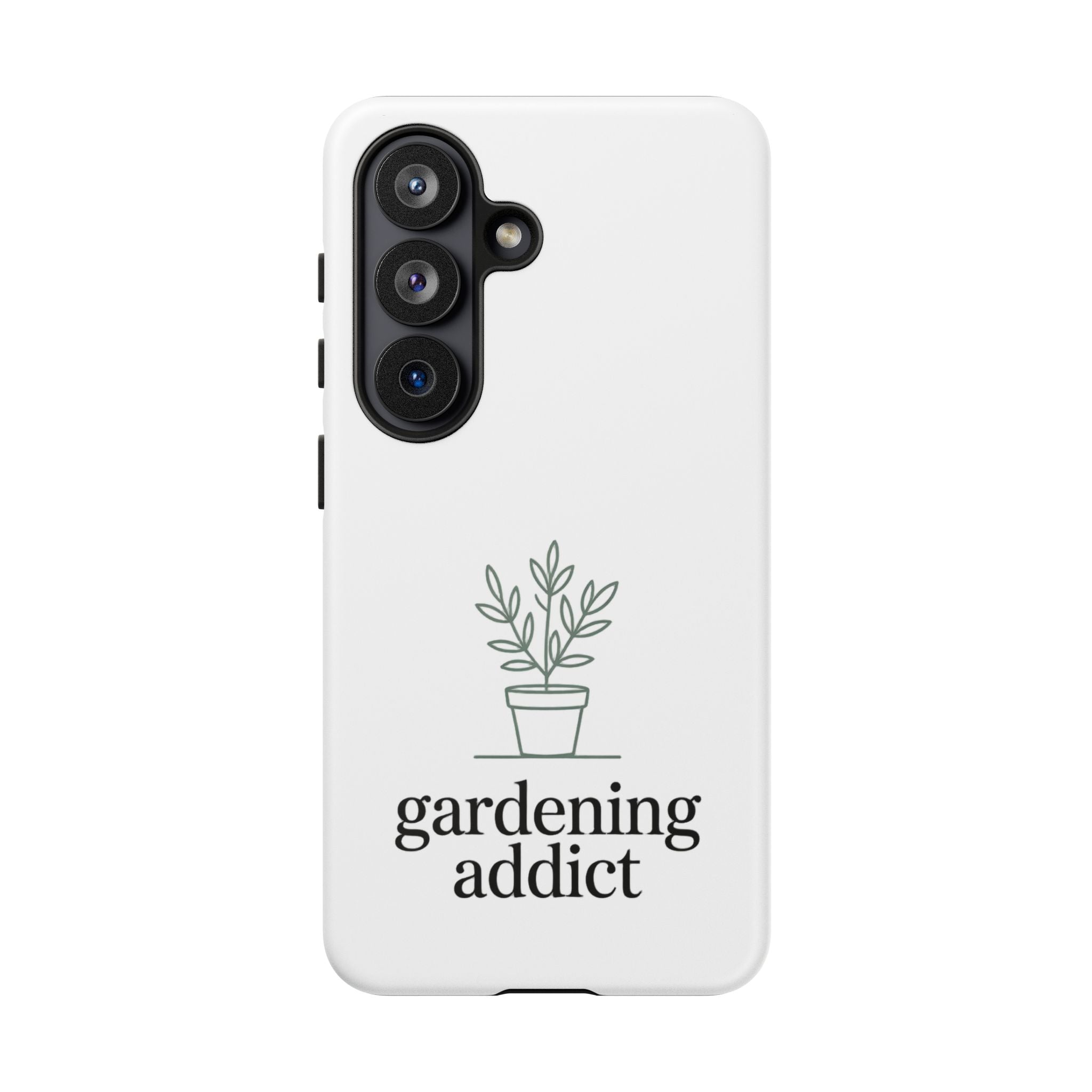 Phone Case — 'gardening addict' Minimal Plant Design
