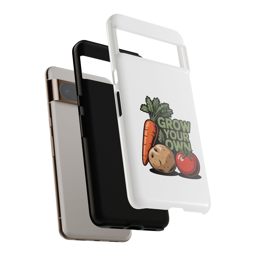 Grow Your Own Vegetables Phone Case — Gardening Carrot Potato Tomato Design