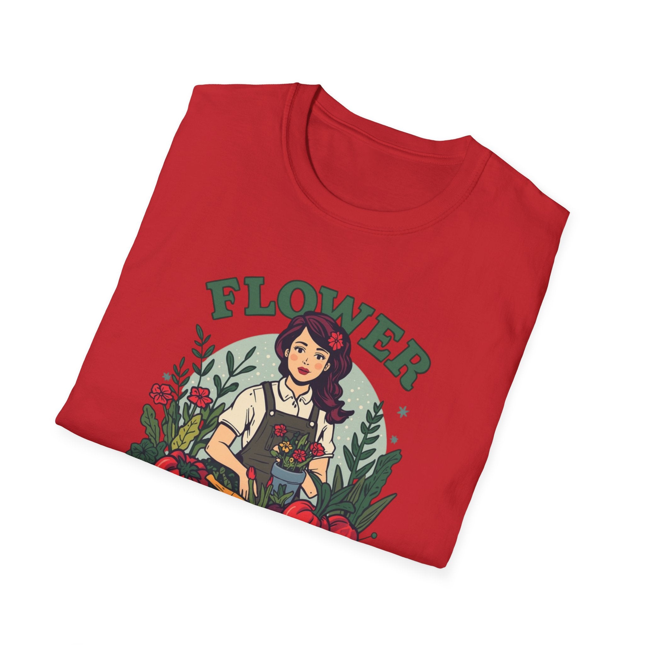 Flower Power T-Shirt — Retro Floral Graphic Tee