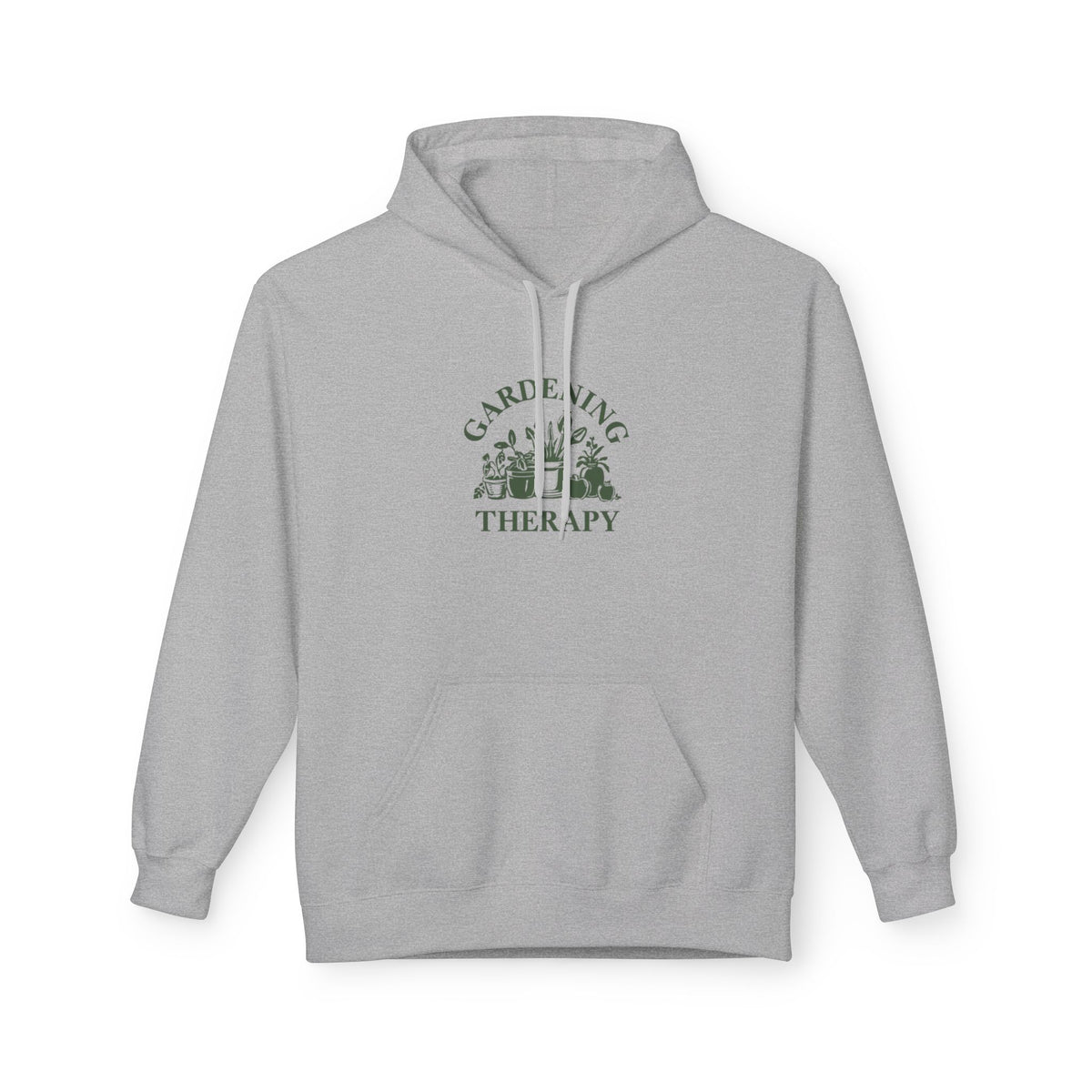 Gardening Therapy Hoodie — 'Gardening Therapy' Floral Graphic Hoodie