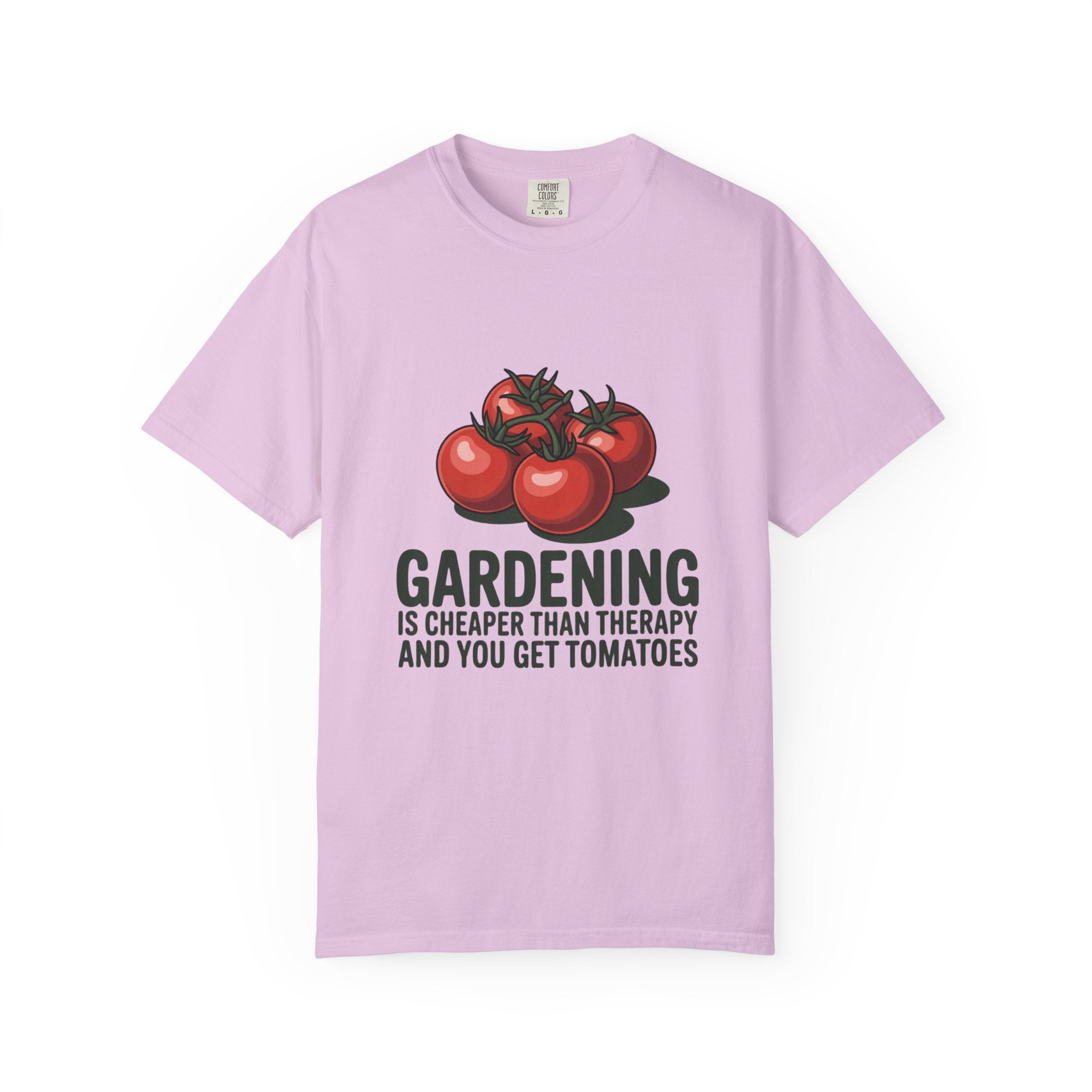 Gardening Is Cheaper Than Therapy T-Shirt – Funny Tomato Gardeners Tee