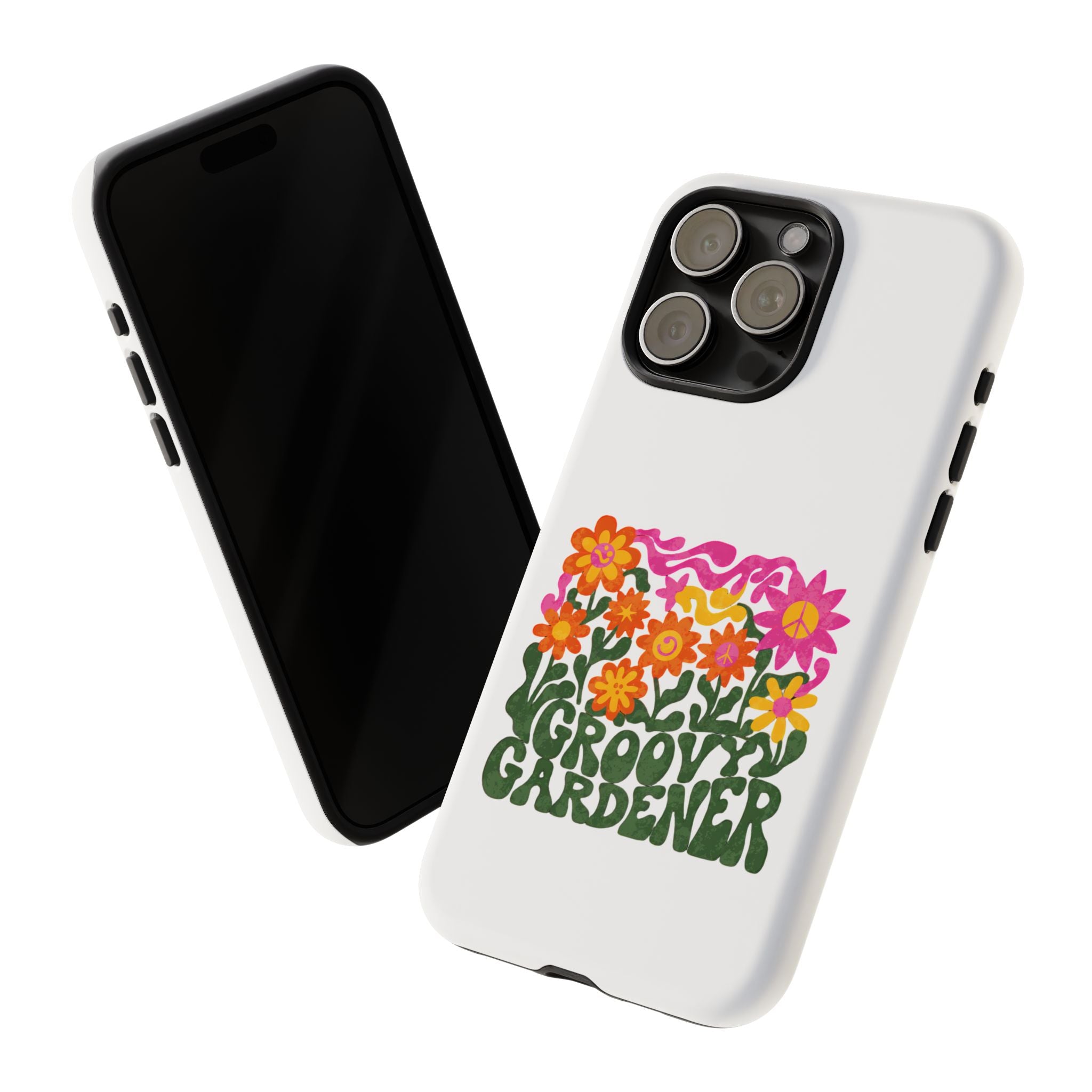 Groovy Gardener Phone Case - Retro Floral iPhone Cover