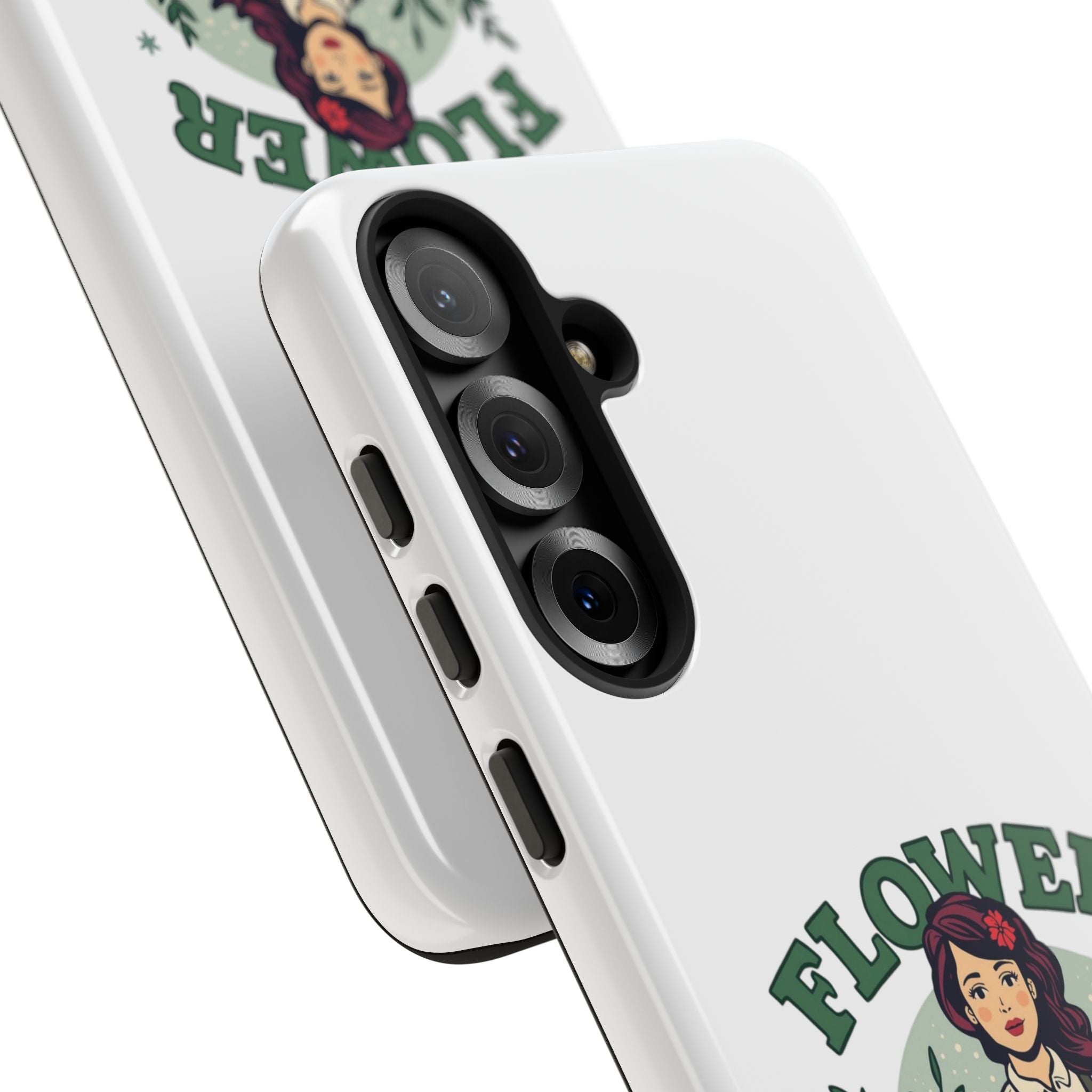 Phone Case - 'Flower Power' Retro Gardener Floral Protective Case