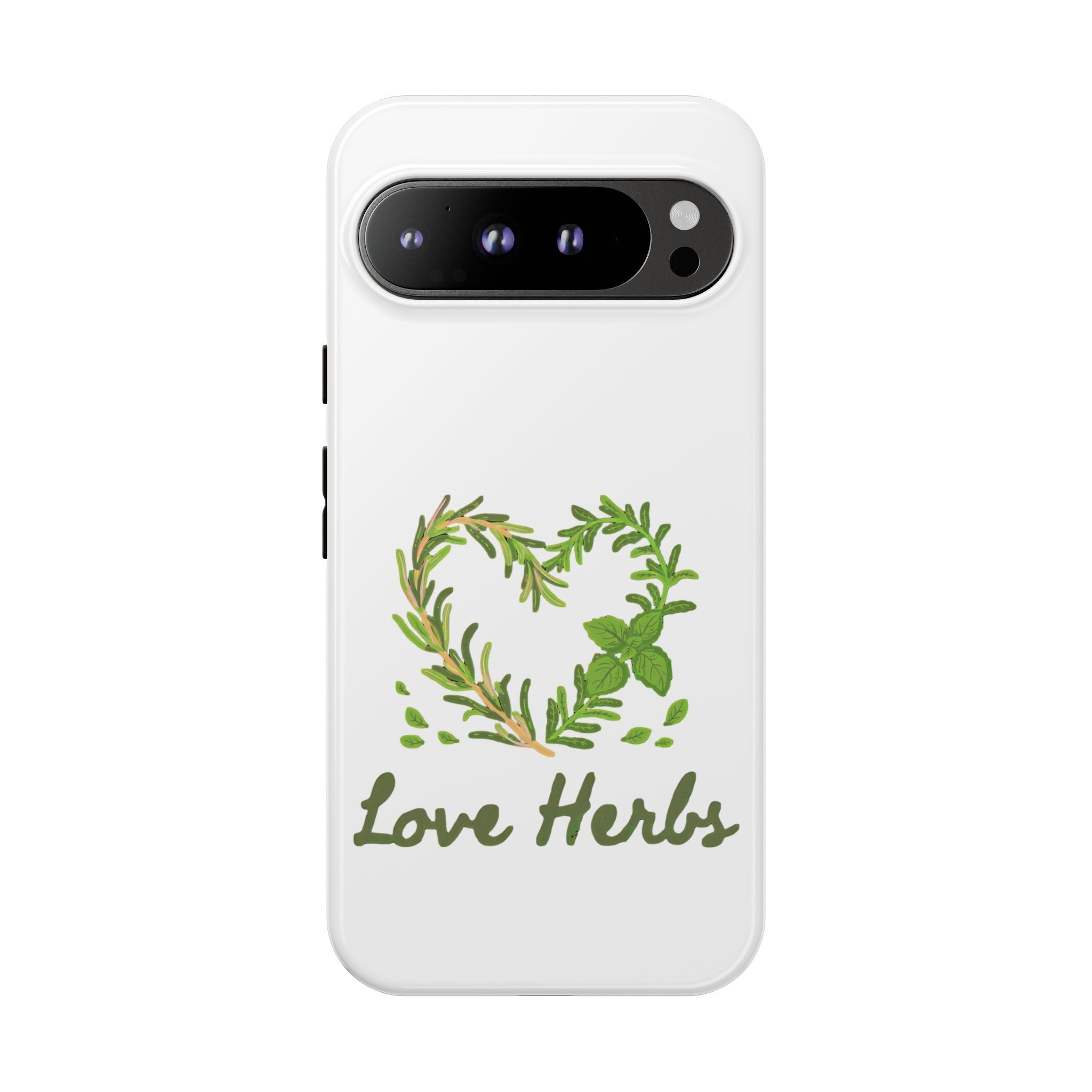 Herb Heart Phone Case - "Love Herbs" Botanical iPhone Cover