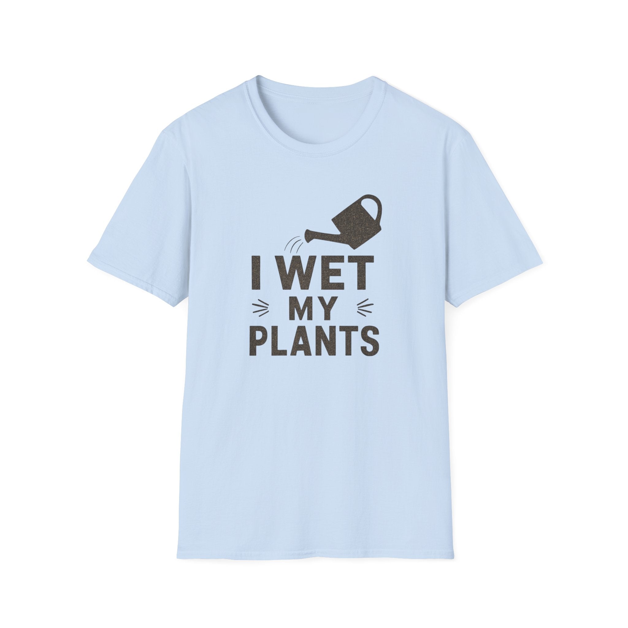 I Wet My Plants T-Shirt – Funny Gardening Tee with Watering Can Graphic