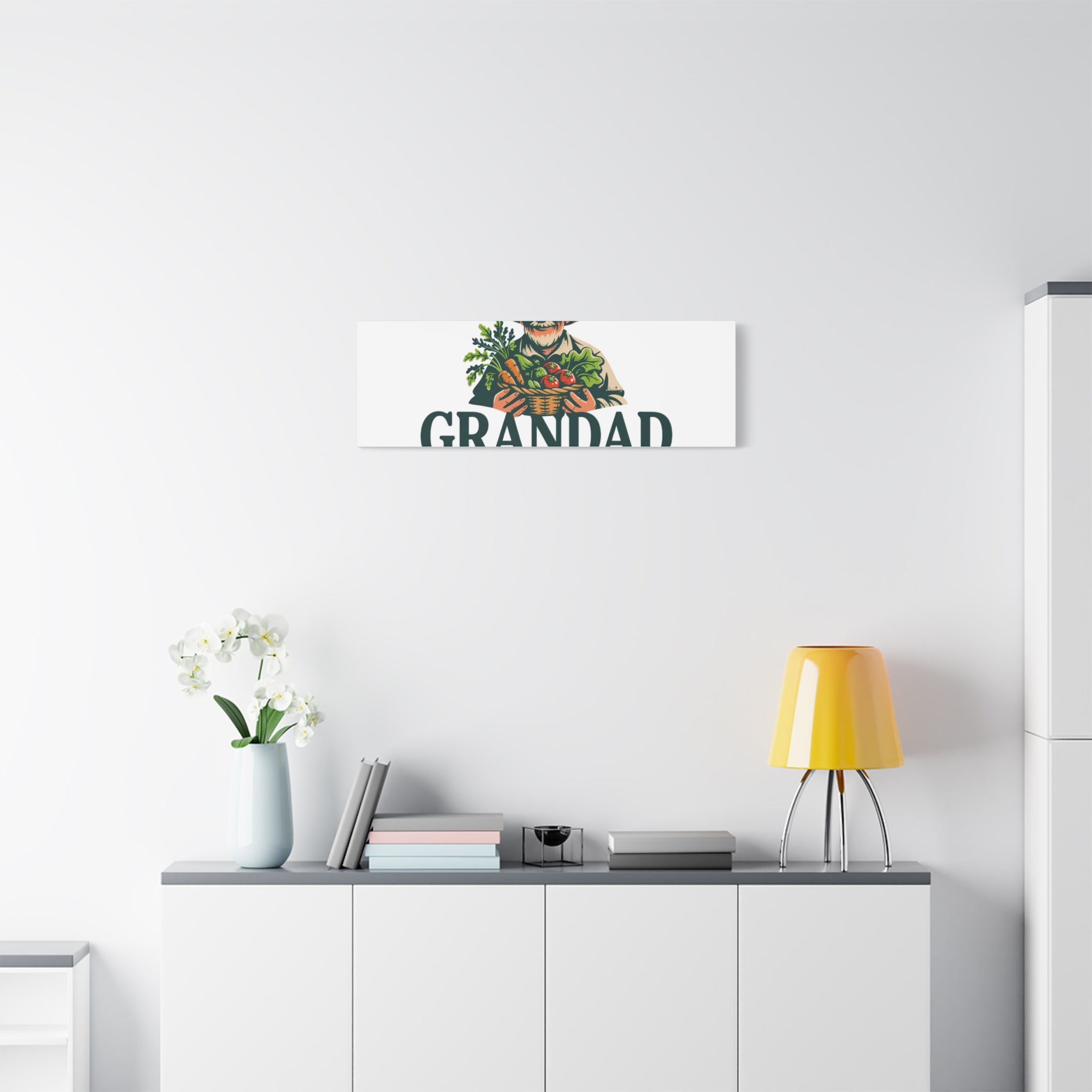 Grandad Top Gardener Canvas – Stretched Matte Wall Art