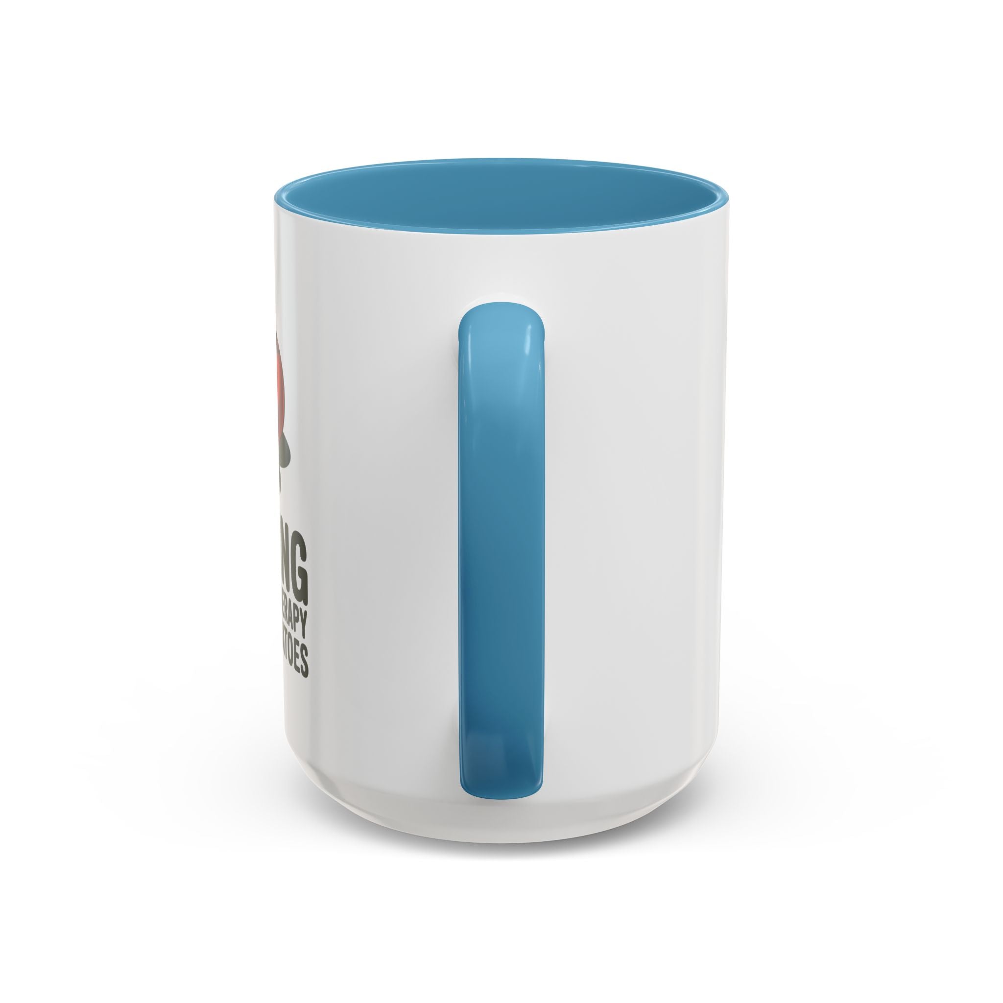 Gardening Coffee Mug – “Gardening Is Cheaper Than Therapy and You Get Tomatoes” Accent Mug