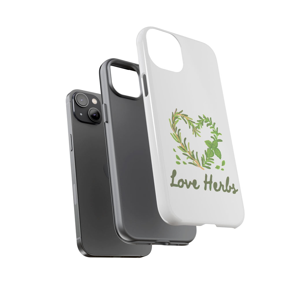 Herb Heart Phone Case - "Love Herbs" Botanical iPhone Cover