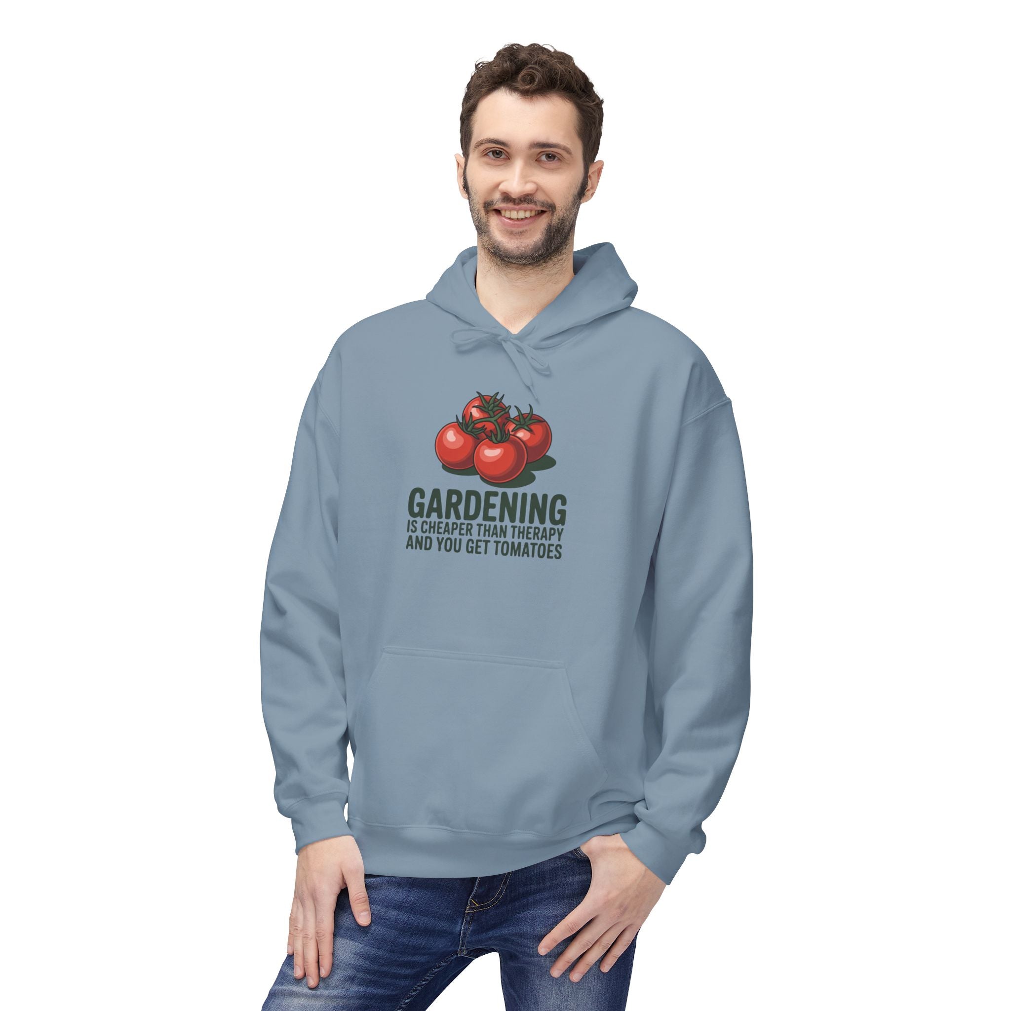 Gardening Is Cheaper Than Therapy Hoodie – Funny Tomato Gardeners Pullover