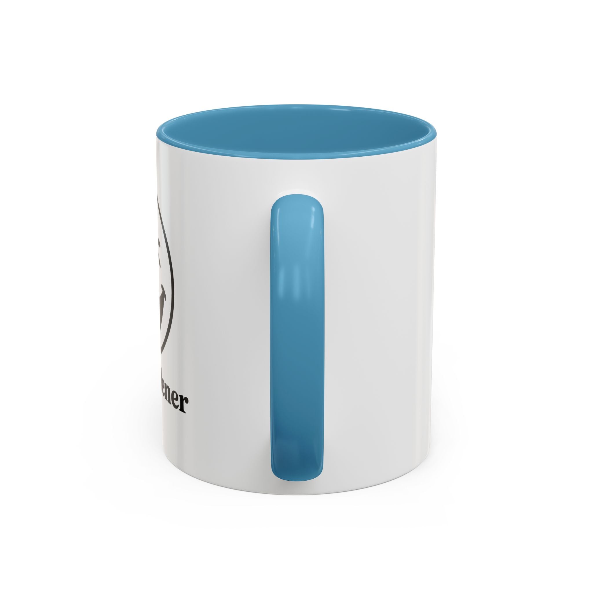 Sexy Gardener Accent Coffee Mug — Winking Smiley Plant Lover Gift (11/15oz)