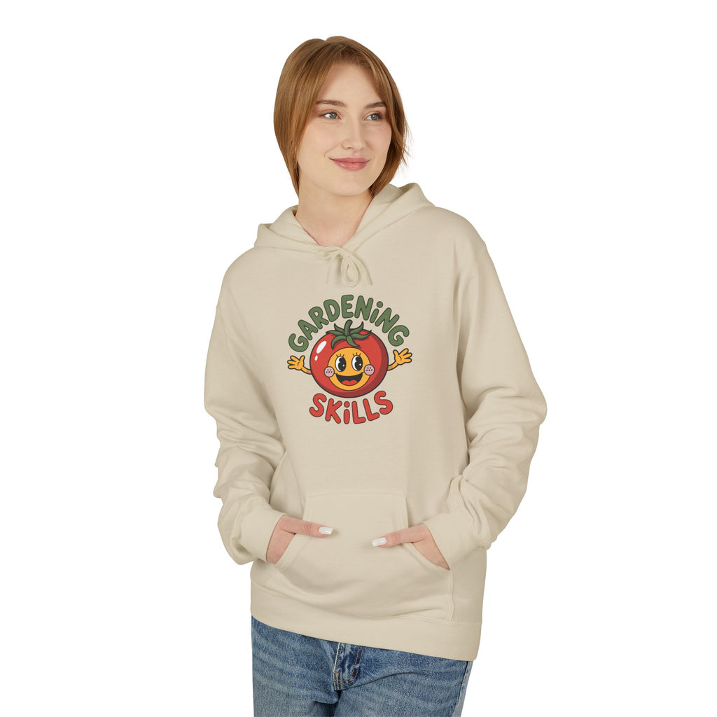 Gardening Skills Hoodie — Cute Tomato Illustration Gardeners Gift