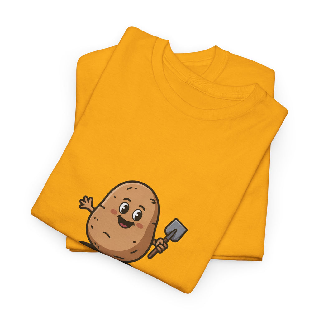T-Shirt — "Potato Digging Love" Cute Gardening Veggie Tee