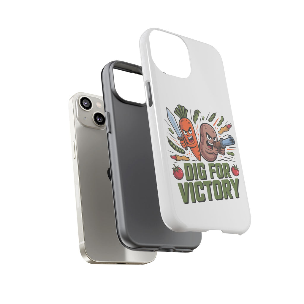 Phone Case — 'Dig For Victory' Veggie Combat Garden Design
