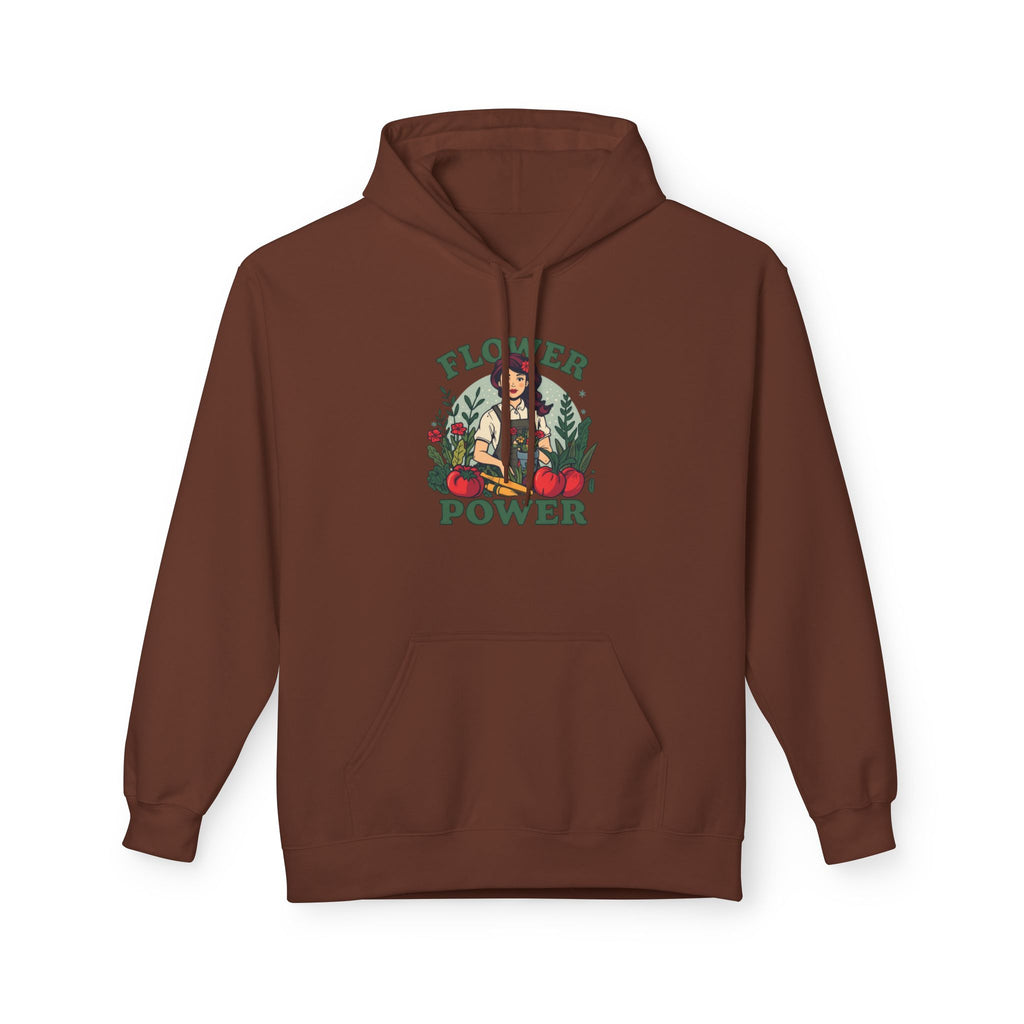 Flower Power Hoodie — Retro Floral Graphic Pullover