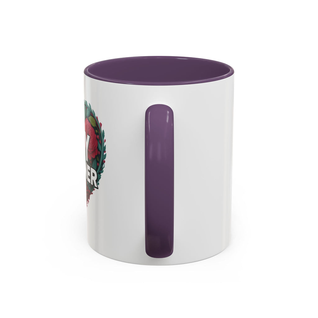 Sexy Gardener Accent Coffee Mug – Floral Heart Gardening Gift (11/15oz)