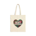 Sexy Gardener Heart Tote Bag — Cotton Garden Bag
