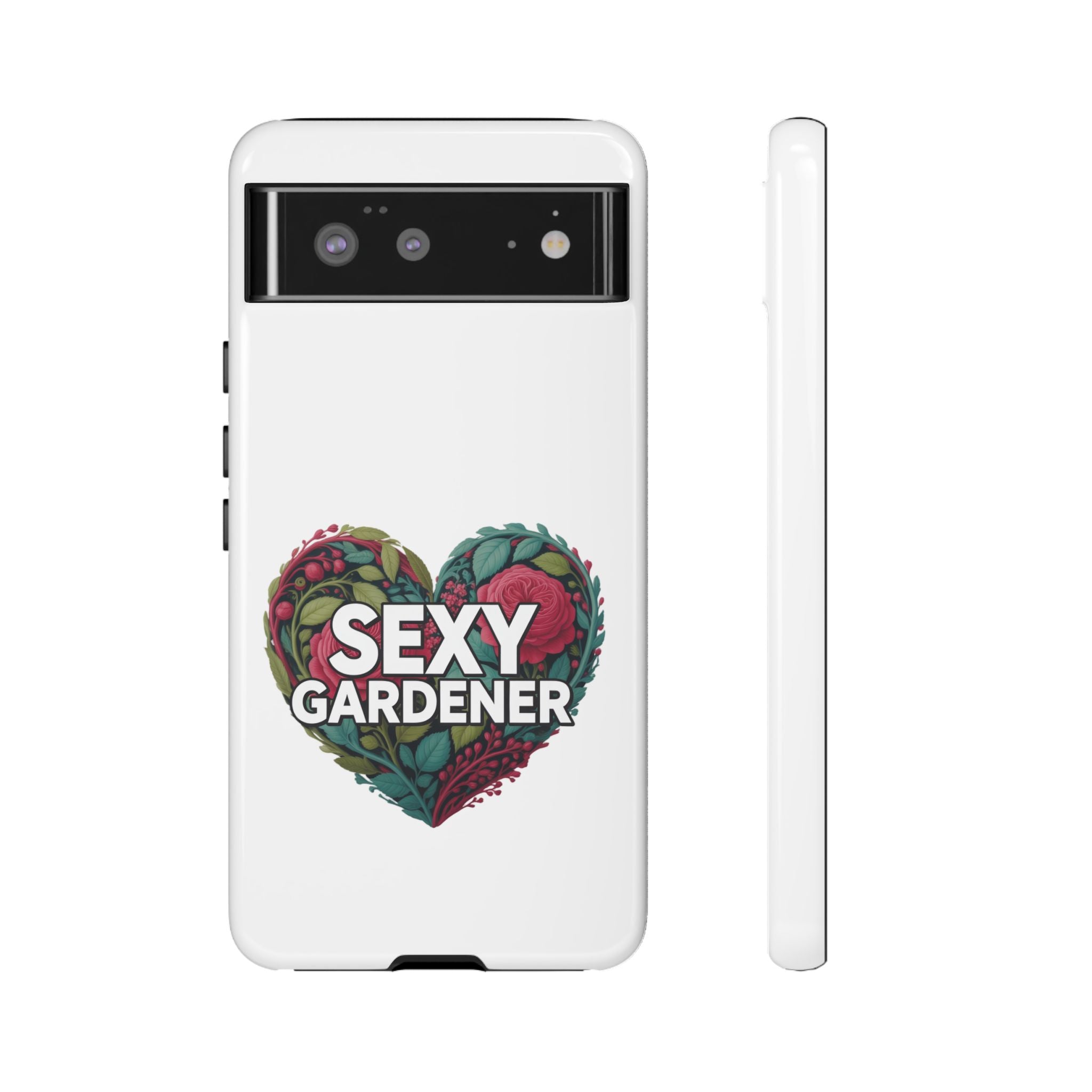 Sexy Gardener Phone Case — Floral Heart Garden Lover Tough Case