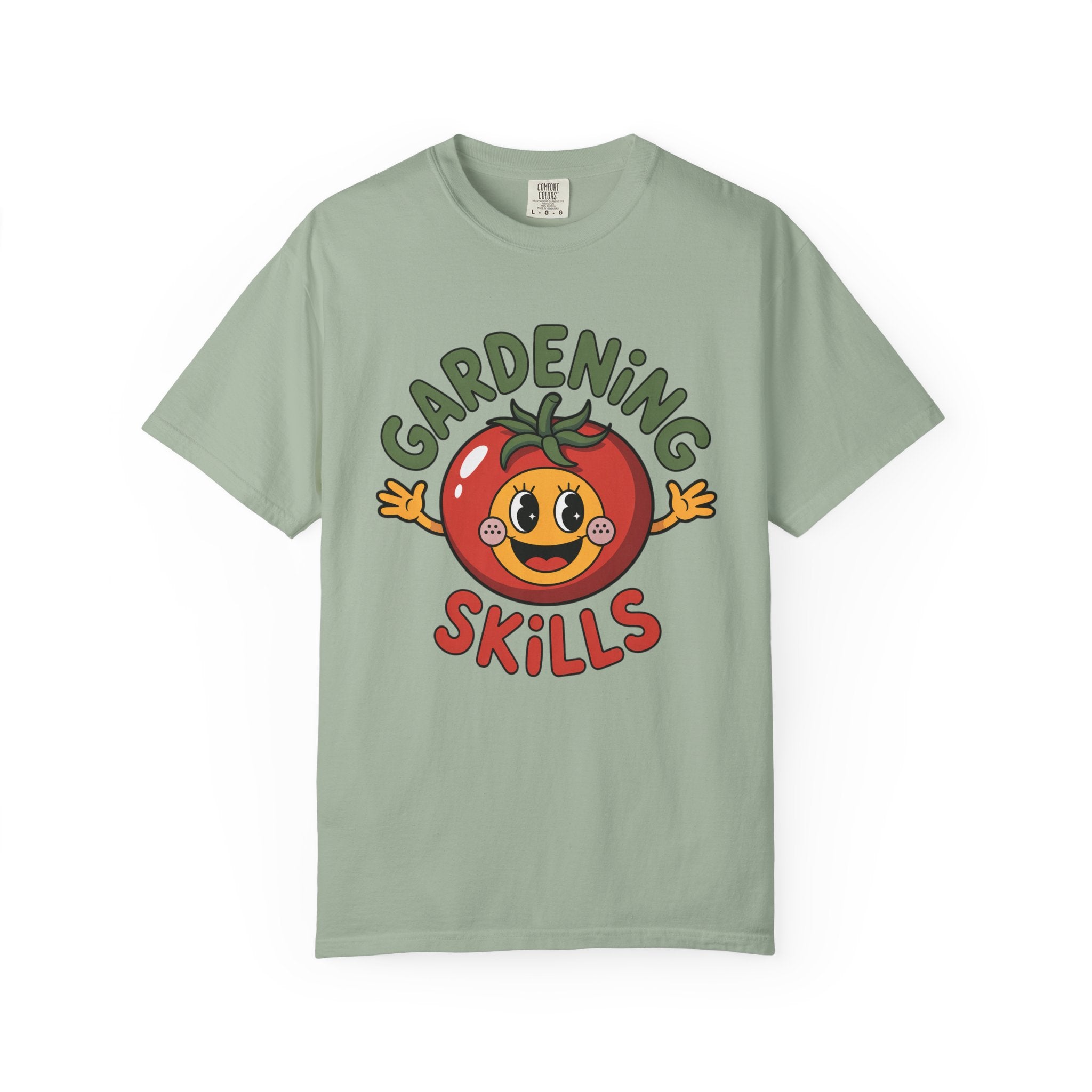 Gardening Skills T-Shirt — Cute Tomato Garden Graphic Tee for Plant Lovers
