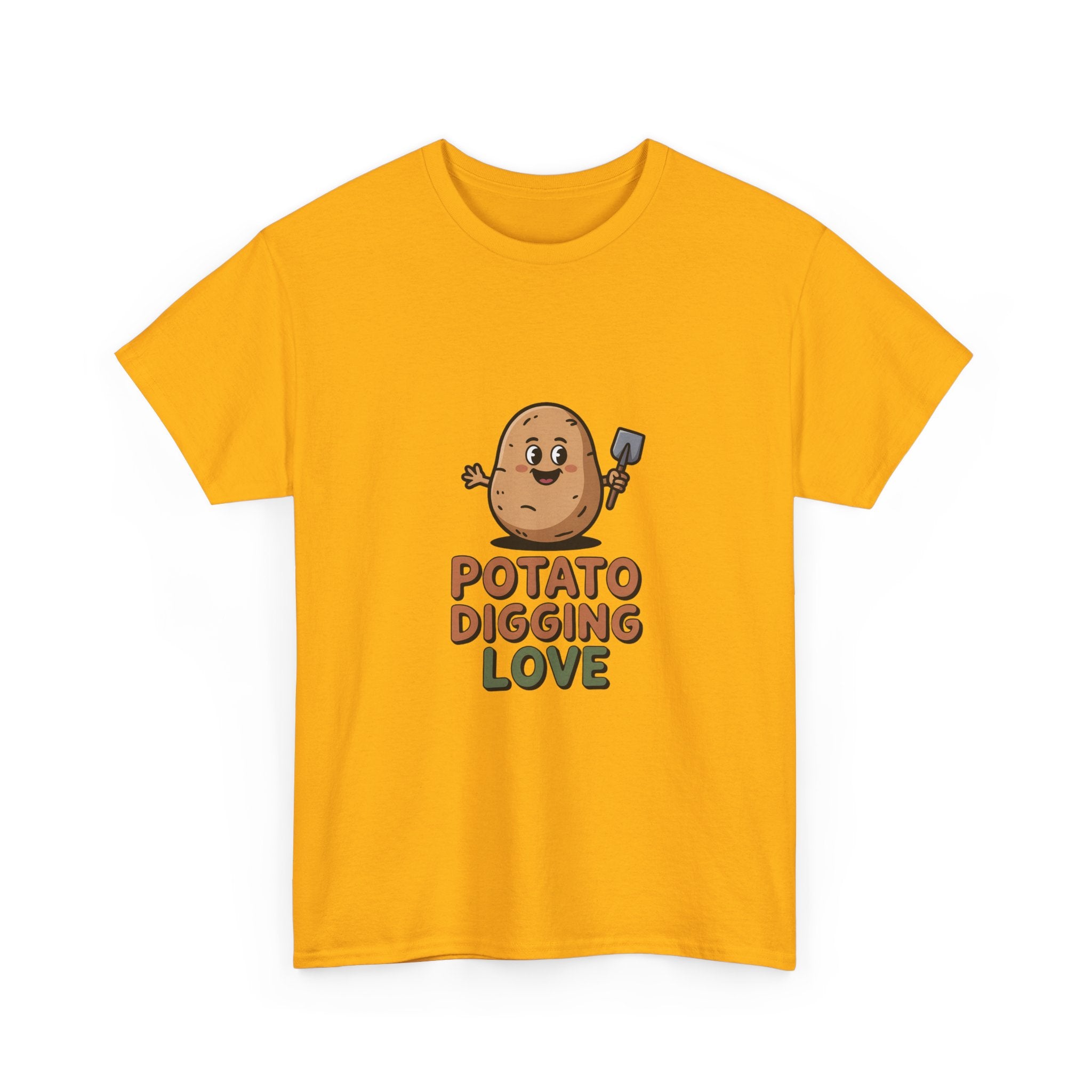 T-Shirt — "Potato Digging Love" Cute Gardening Veggie Tee