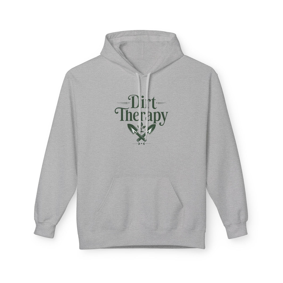 Hoodie - "Dirt Therapy" Gardening Hoodie with Plant Graphic