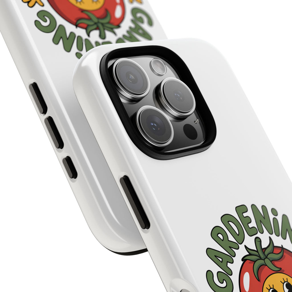 Gardening Skills Phone Case — Cute Tomato Plant Lover Protective Cover