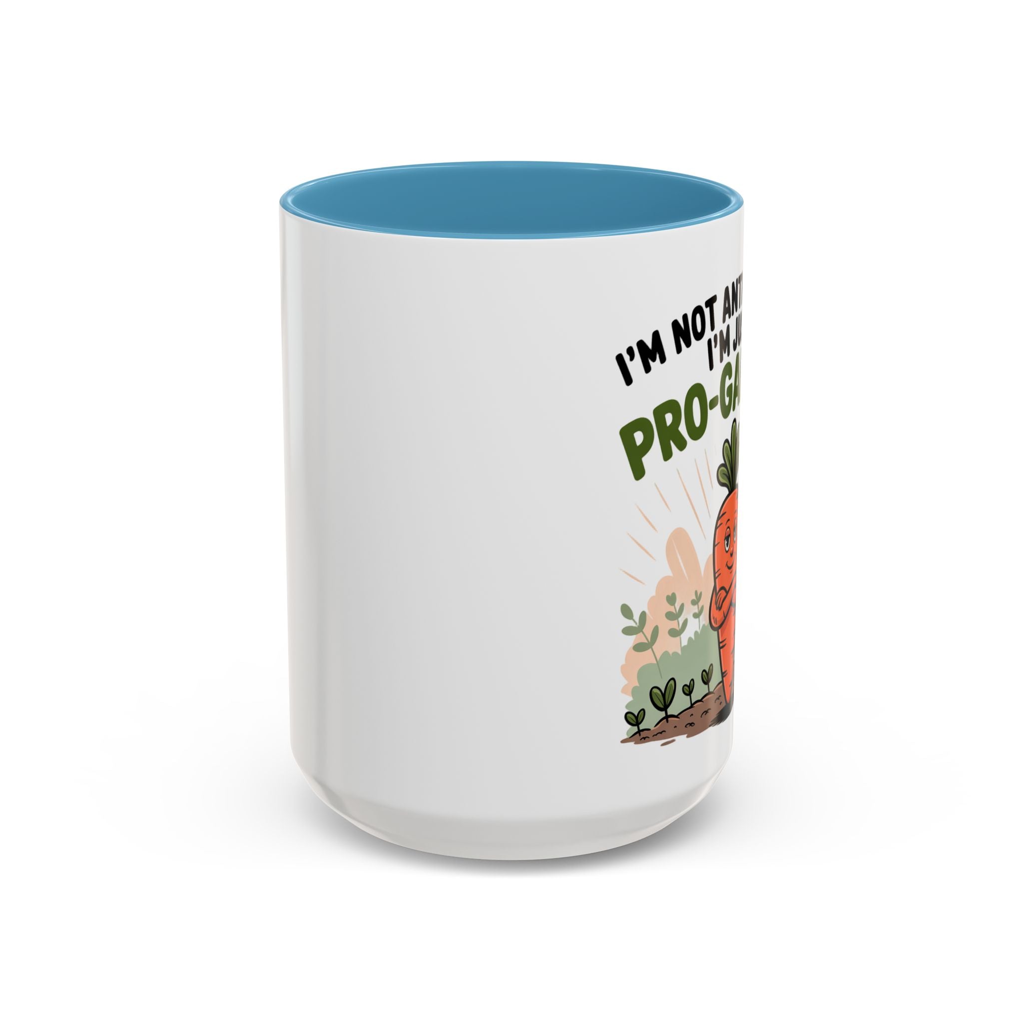 Pro-Garden Coffee Mug – "I'm Not Anti-Social; I'm Just Pro-Garden" Accent Mug