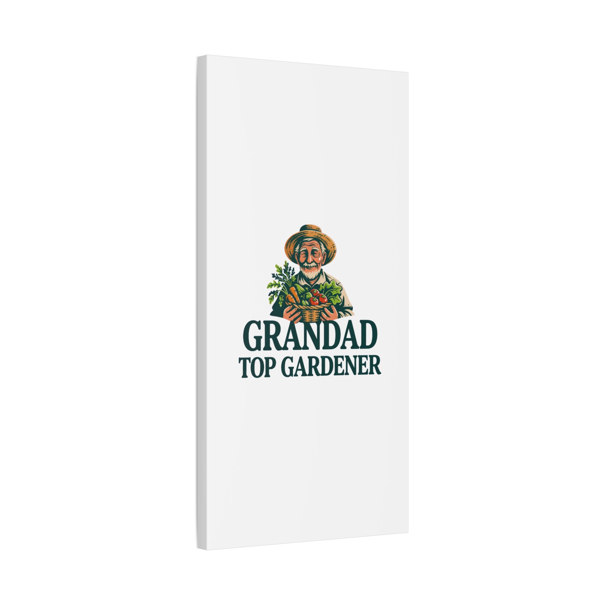 Grandad Top Gardener Canvas – Stretched Matte Wall Art