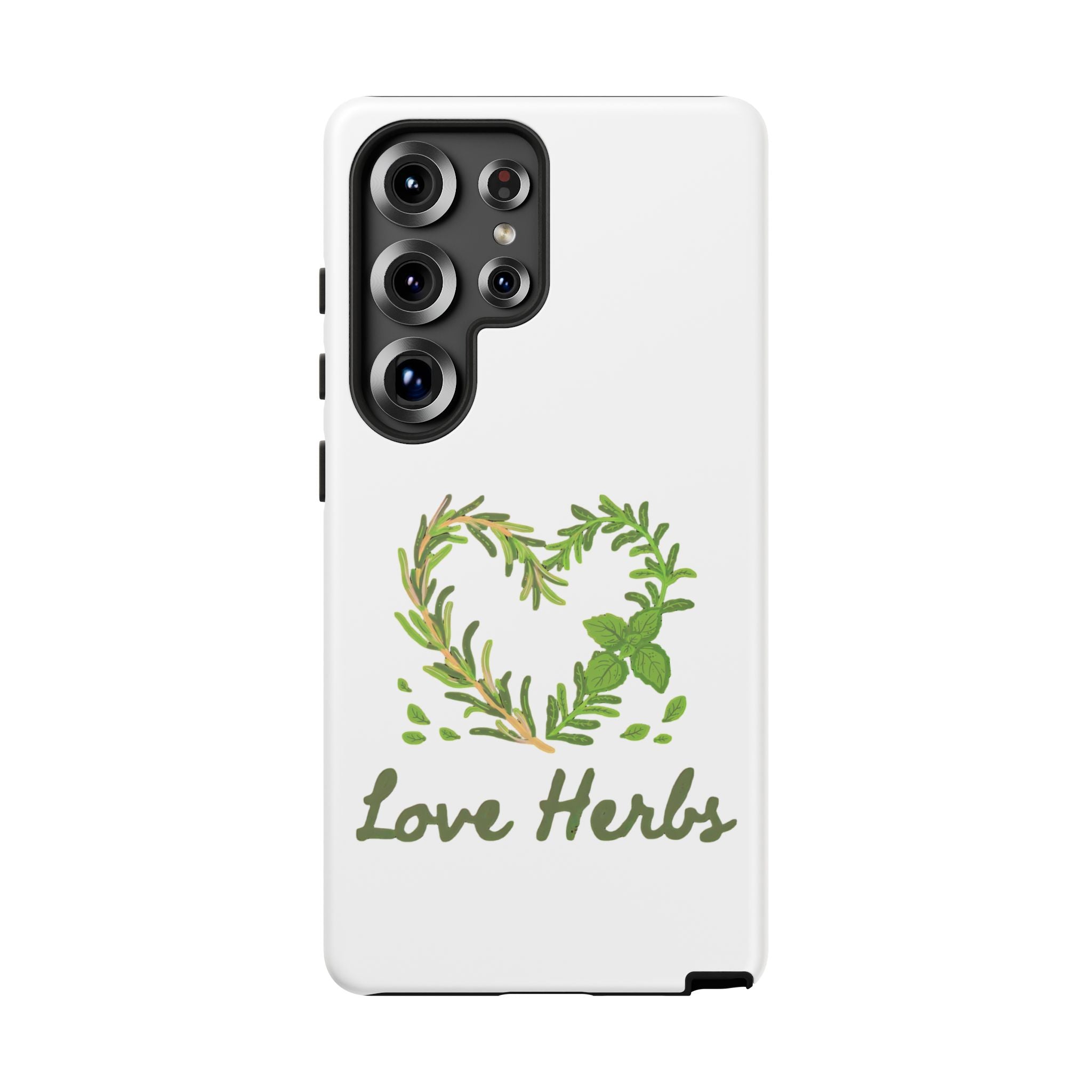 Herb Heart Phone Case - "Love Herbs" Botanical iPhone Cover