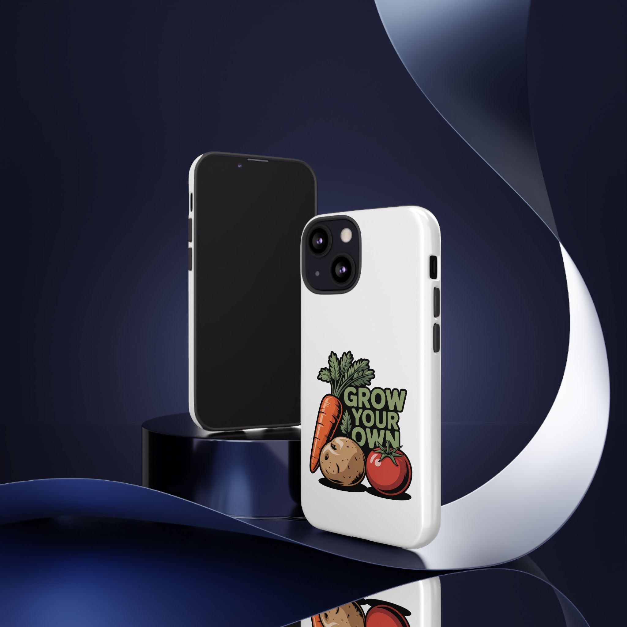 Grow Your Own Vegetables Phone Case — Gardening Carrot Potato Tomato Design