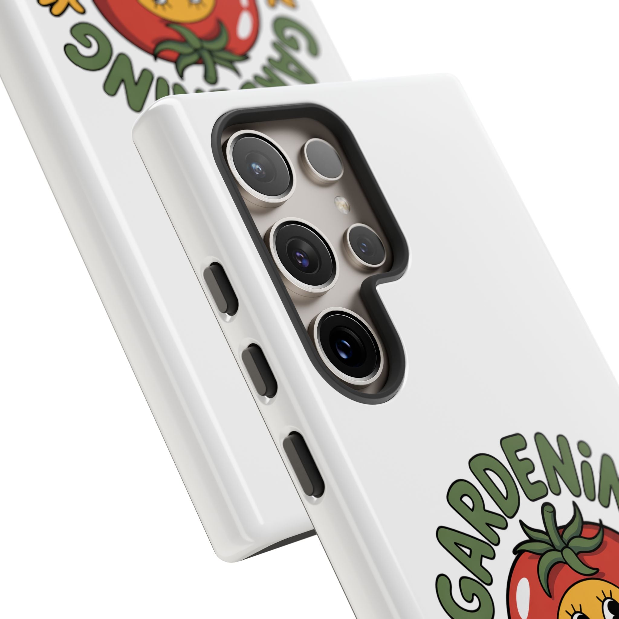 Gardening Skills Phone Case — Cute Tomato Plant Lover Protective Cover