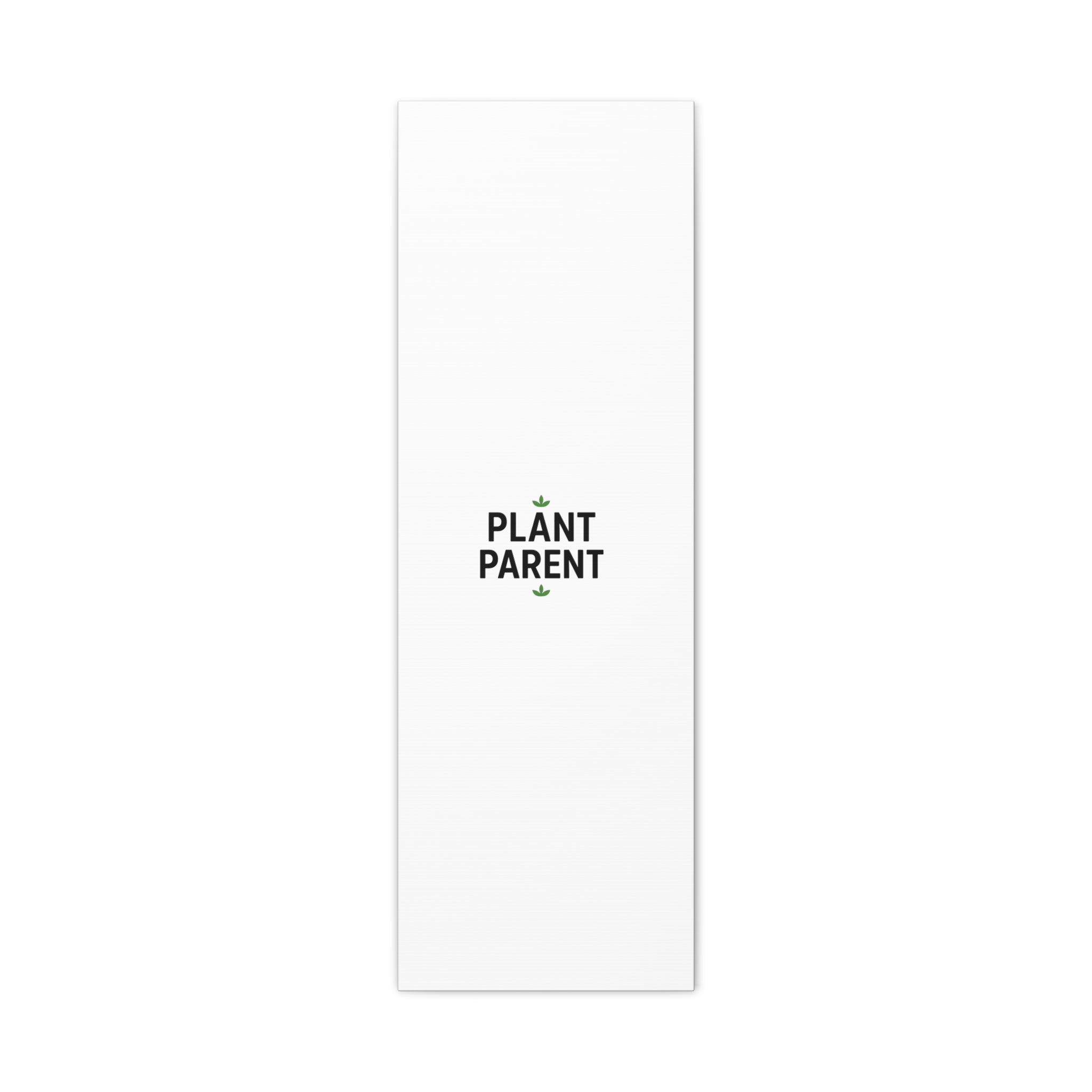 Plant Parent Canvas Wall Art — Minimalist Botanical Typography Print