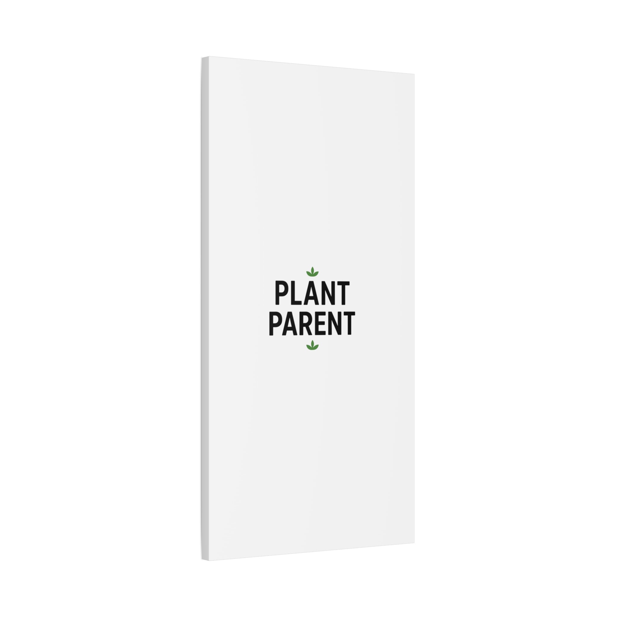 Plant Parent Canvas Wall Art — Minimalist Botanical Typography Print