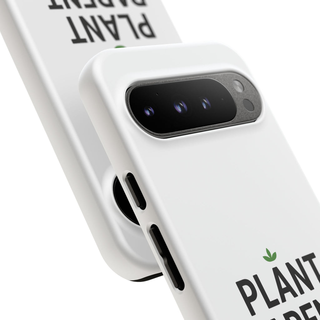 Plant Parent Tough Phone Case – Minimalist Plant Lover Protective Cover
