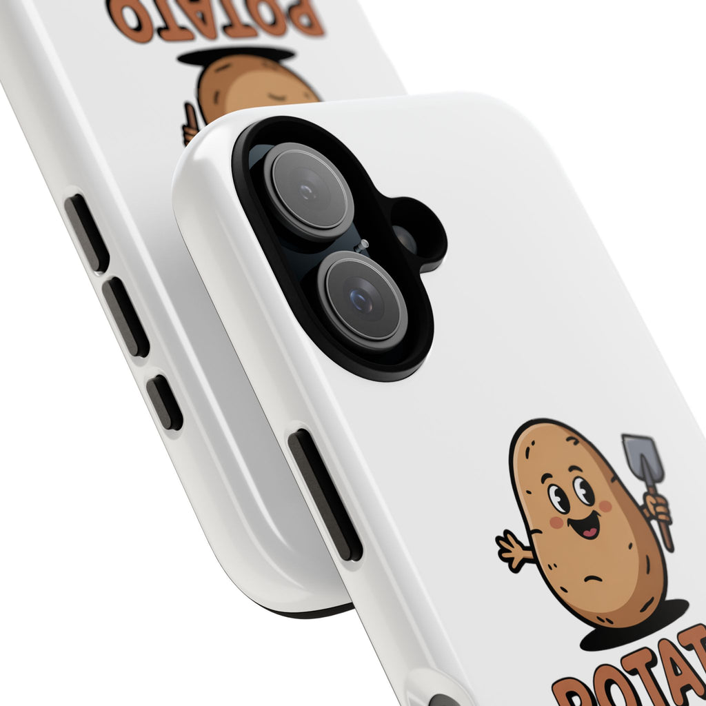 Phone Case — "Potato Digging Love" Cute Gardening Cartoon Protective Cover