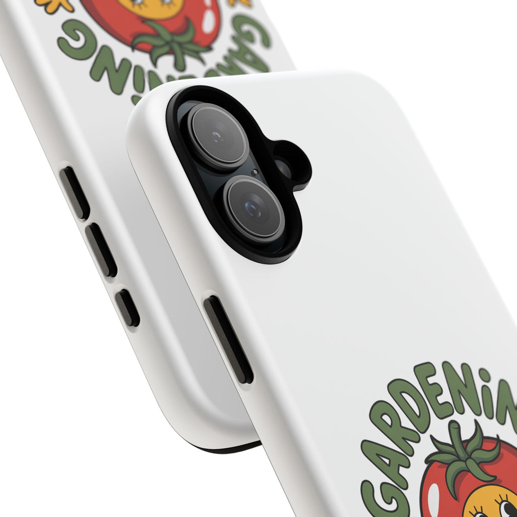 Gardening Skills Phone Case — Cute Tomato Plant Lover Protective Cover