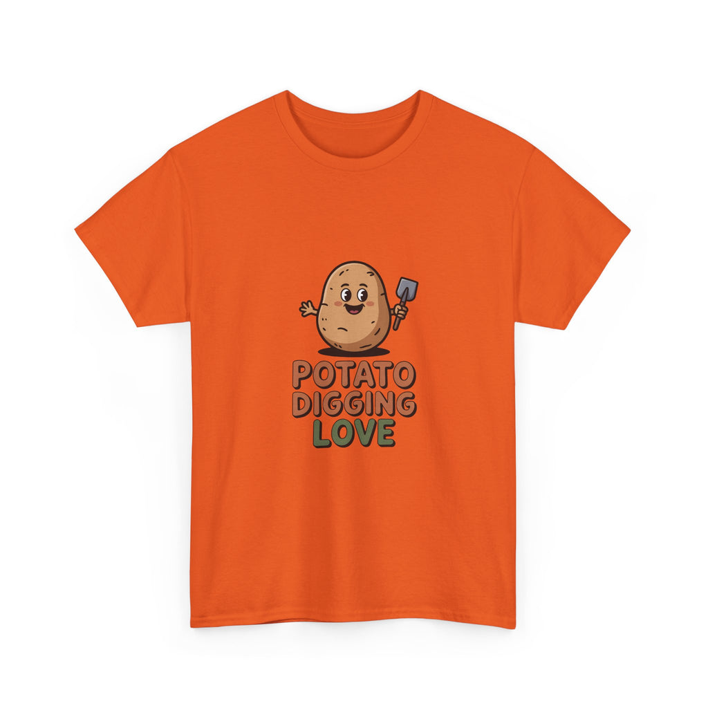 T-Shirt — "Potato Digging Love" Cute Gardening Veggie Tee