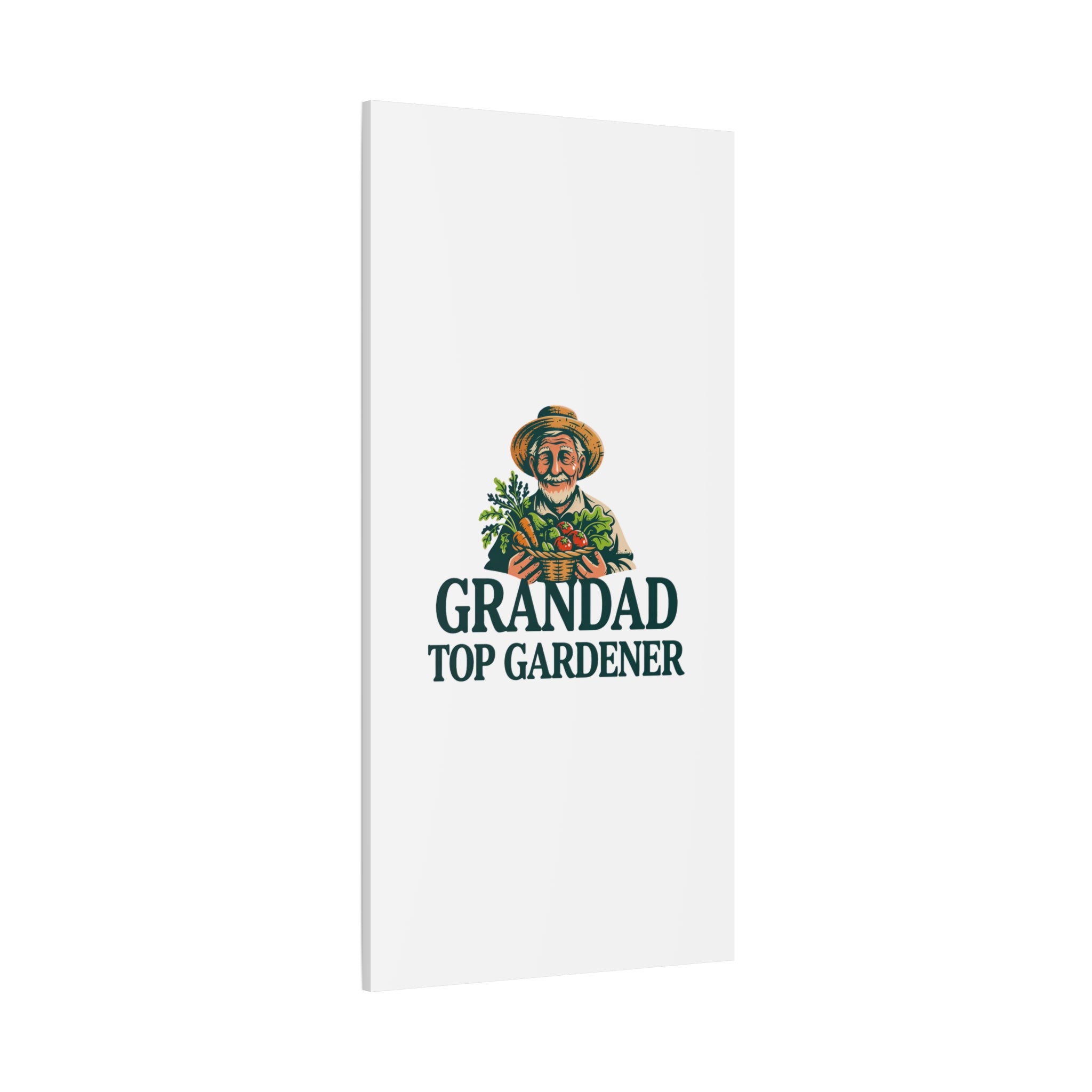 Grandad Top Gardener Canvas – Stretched Matte Wall Art