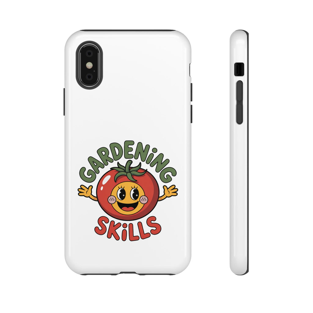 Gardening Skills Phone Case — Cute Tomato Plant Lover Protective Cover