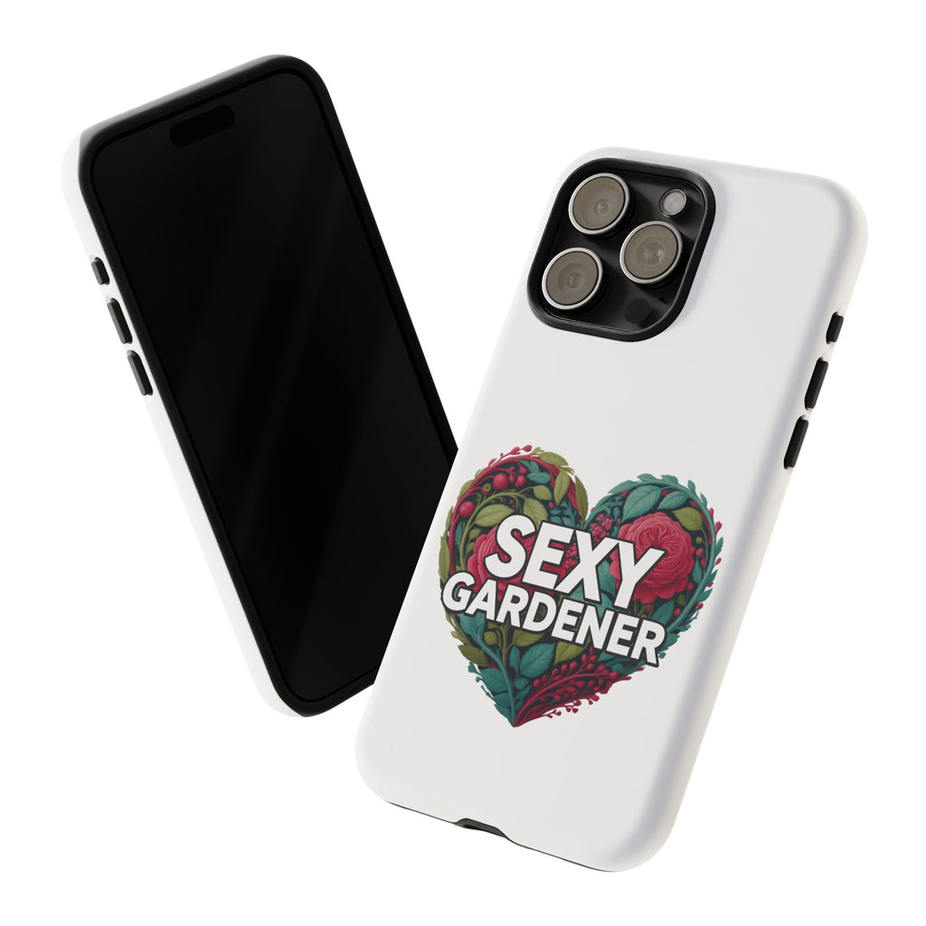 Sexy Gardener Phone Case — Floral Heart Garden Lover Tough Case