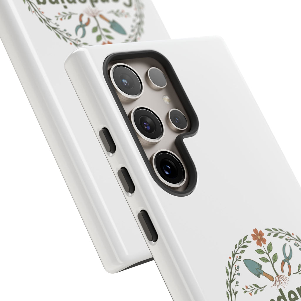Phone Case — Gardening Addict "Plant • Grow • Repeat" Floral Garden Phone Cover