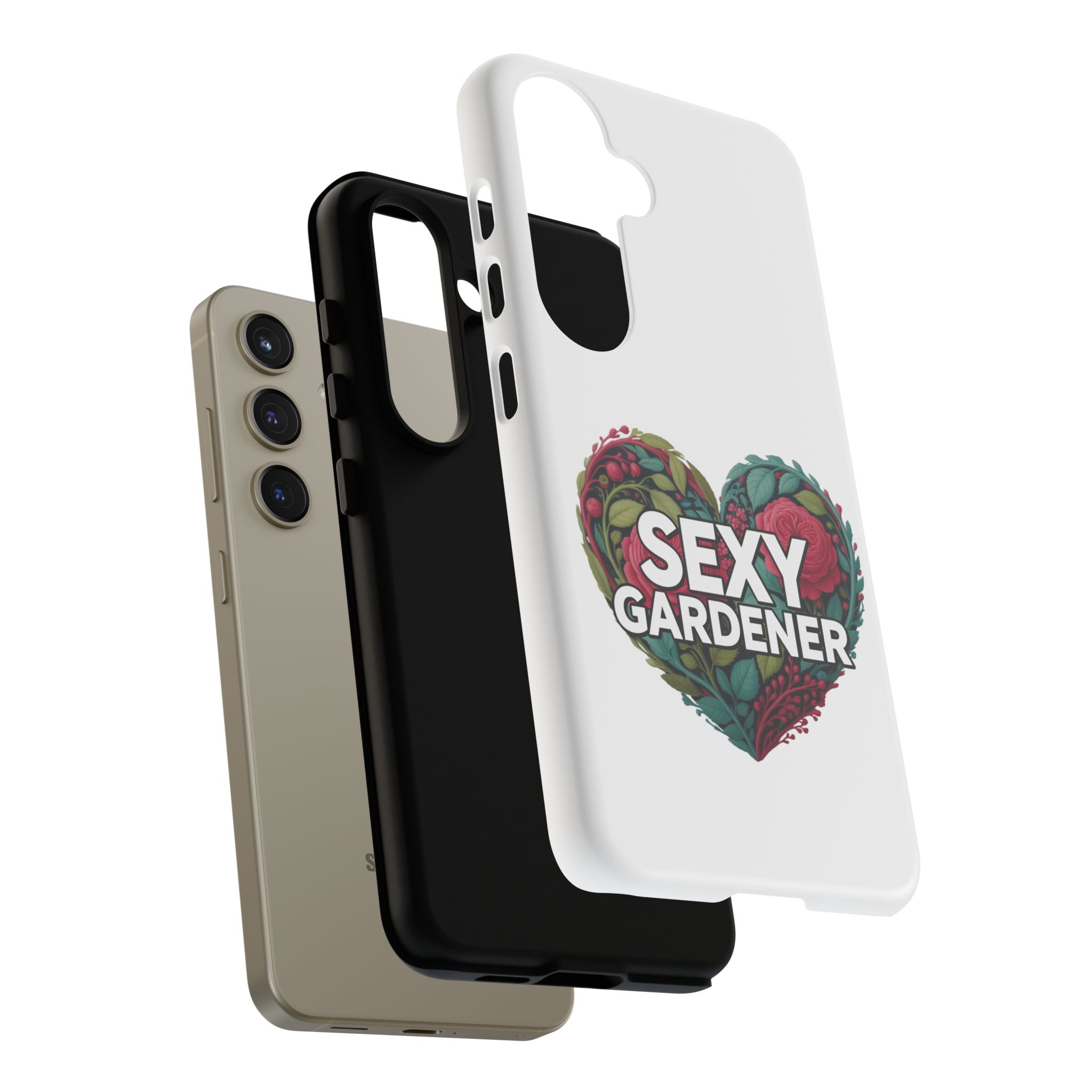 Sexy Gardener Phone Case — Floral Heart Garden Lover Tough Case