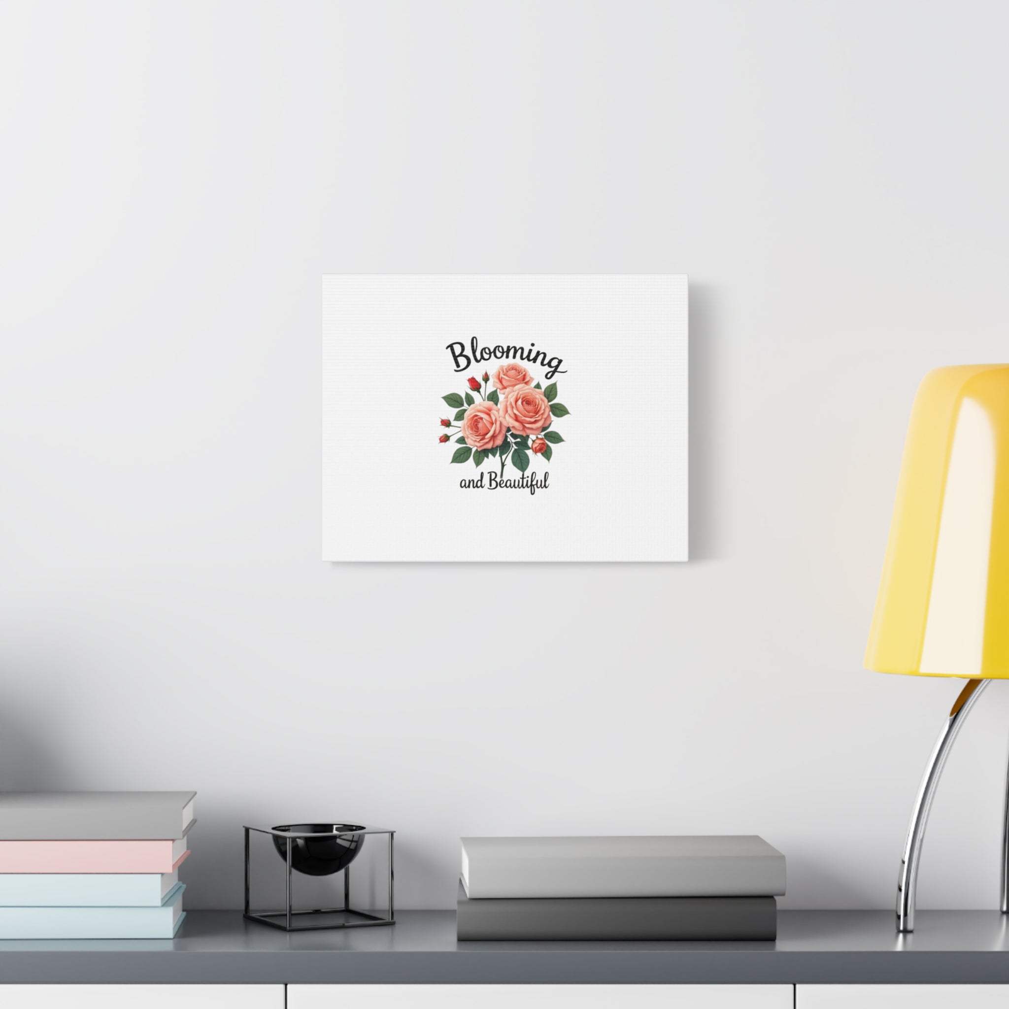 Blooming and Beautiful Rose Bouquet Canvas Wall Art