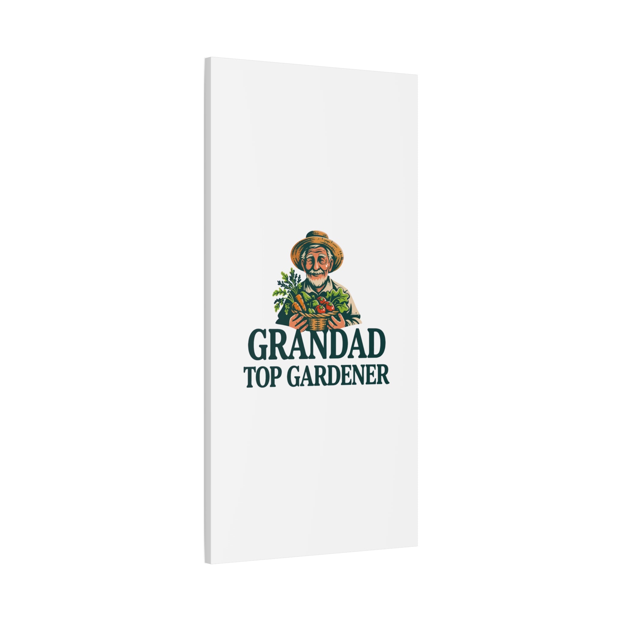 Grandad Top Gardener Canvas – Stretched Matte Wall Art