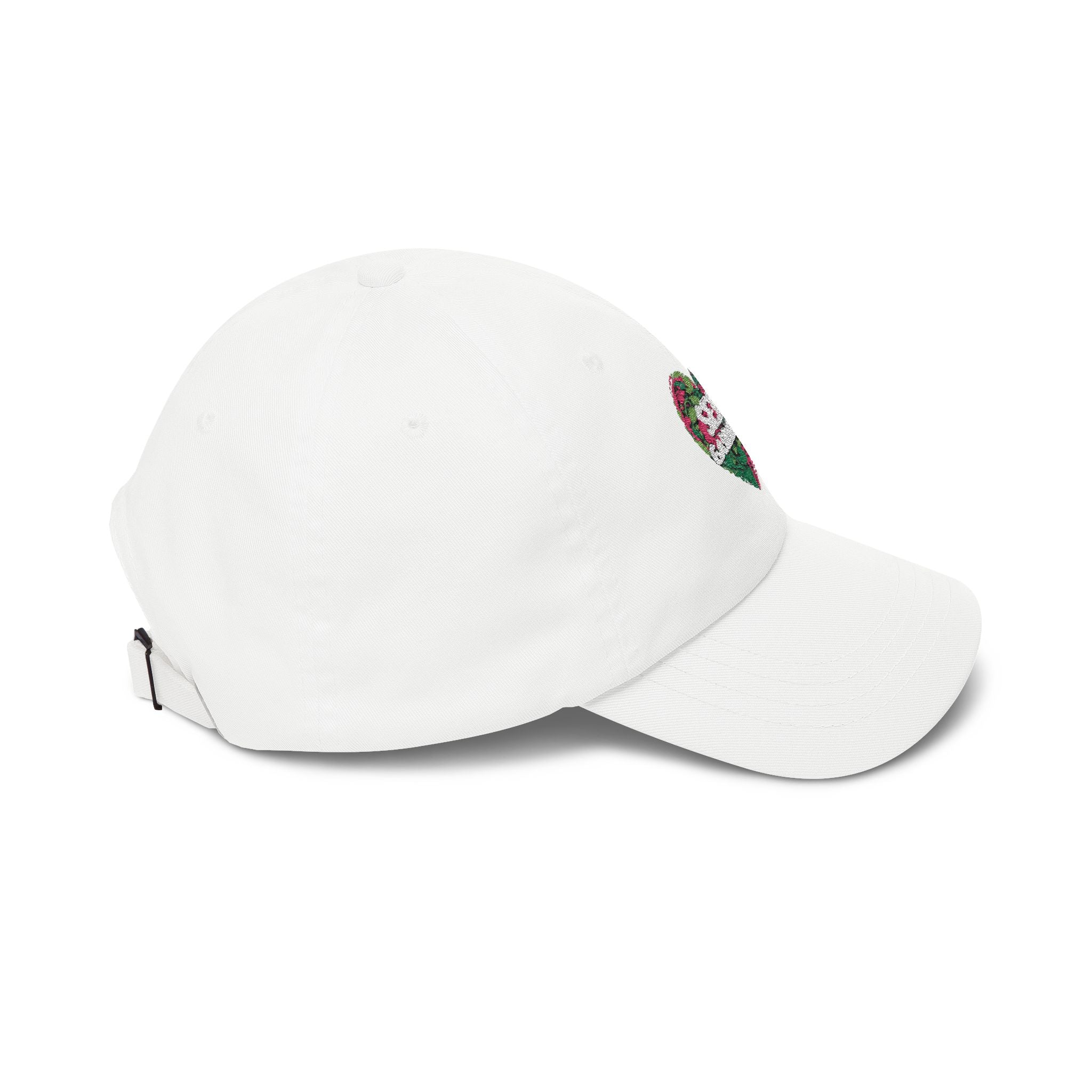Classic Dad Cap — "Sexy Gardener" Floral Heart Embroidered Hat