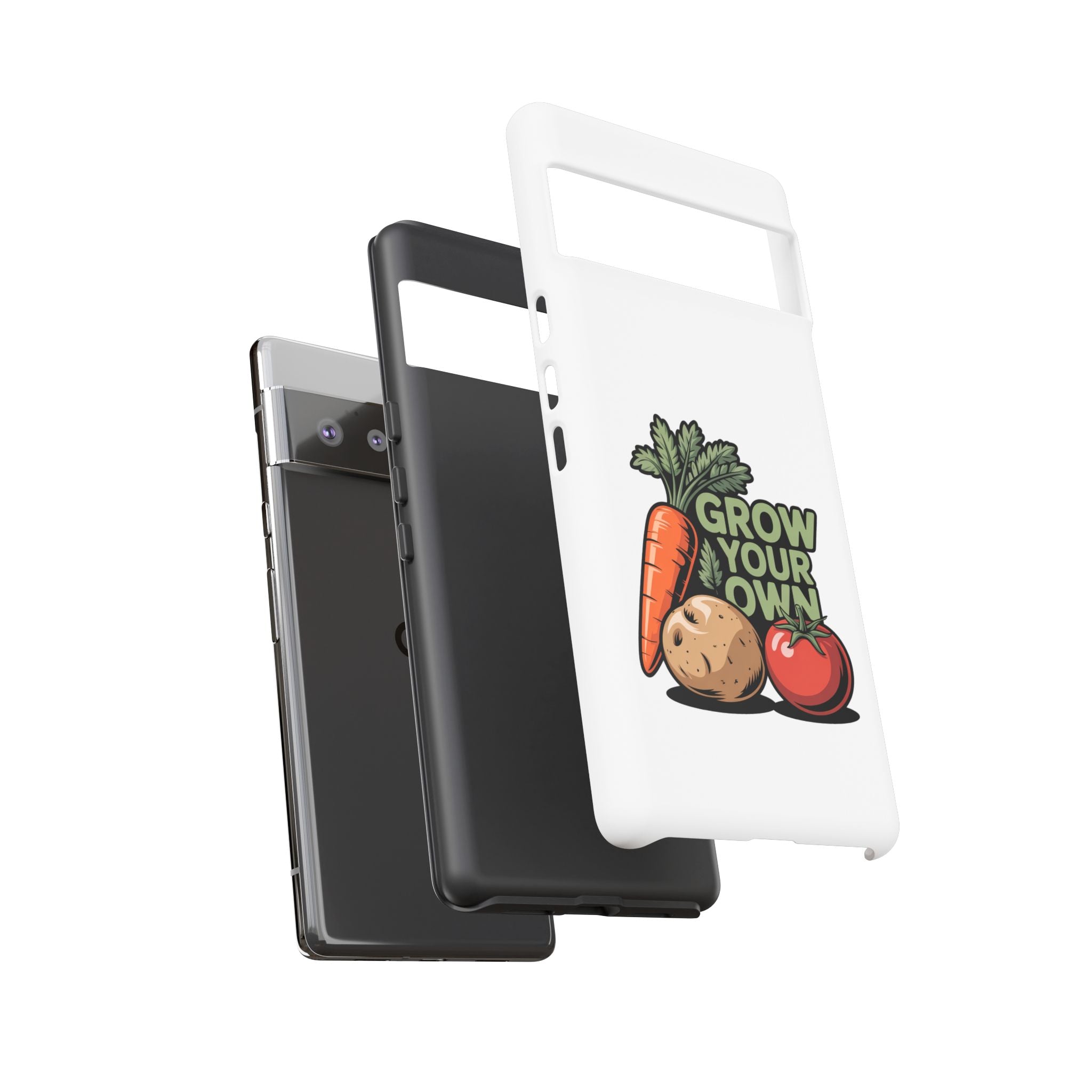 Grow Your Own Vegetables Phone Case — Gardening Carrot Potato Tomato Design