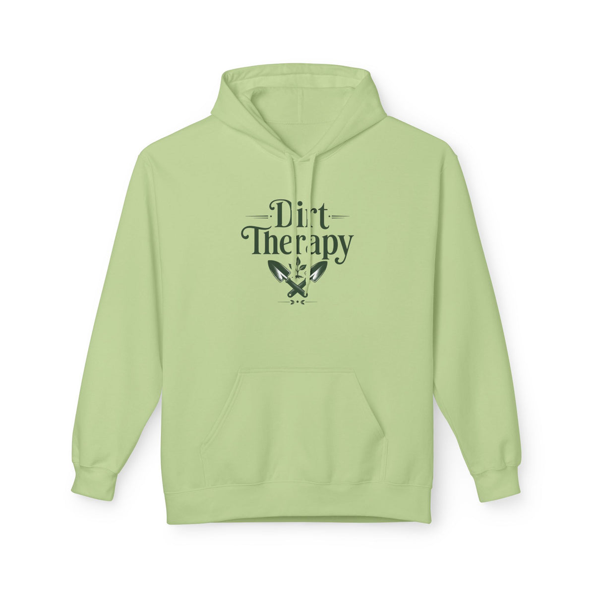 Hoodie - "Dirt Therapy" Gardening Hoodie with Plant Graphic