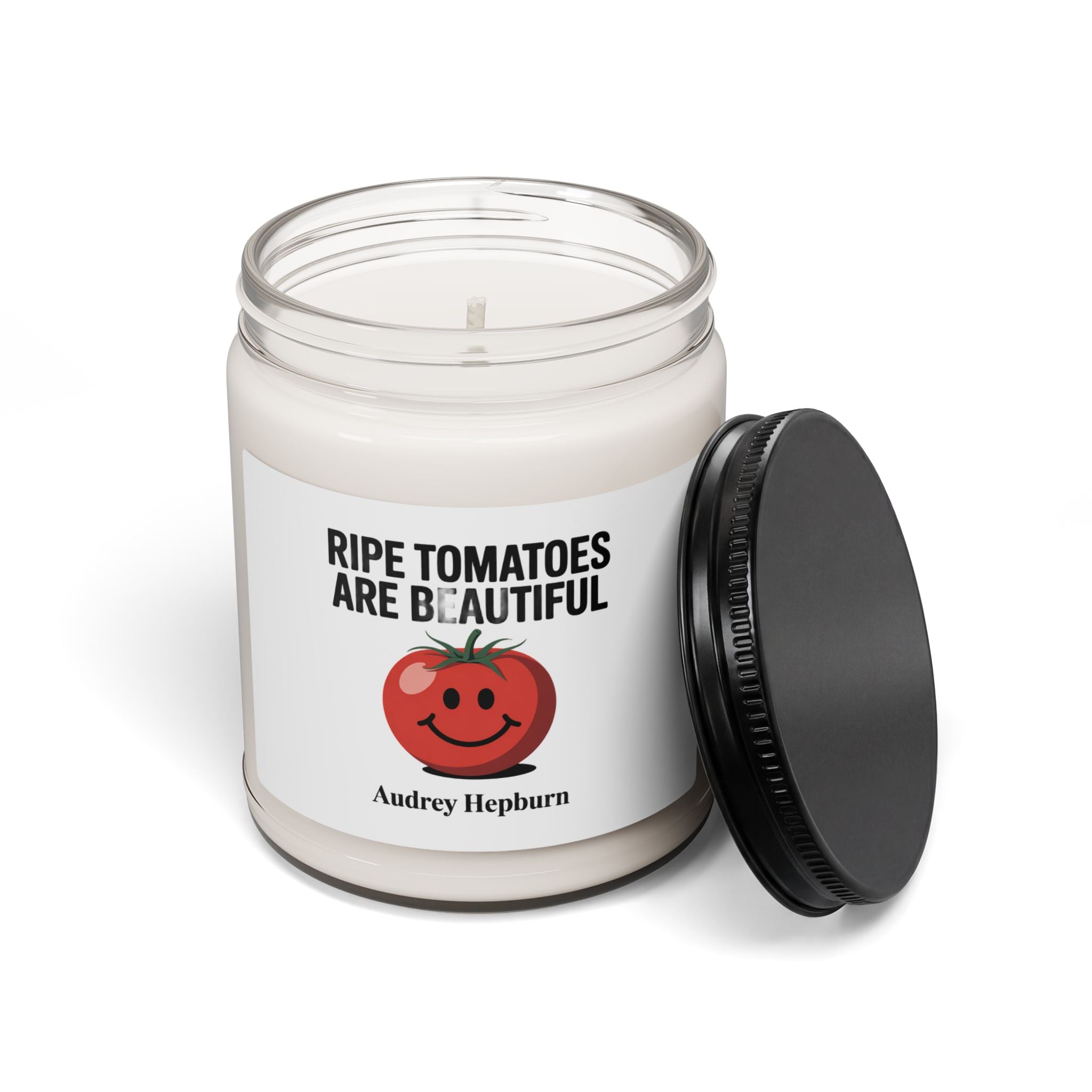 Soy Candle — "Ripe Tomatoes Are Beautiful" Scented Jar (9oz)