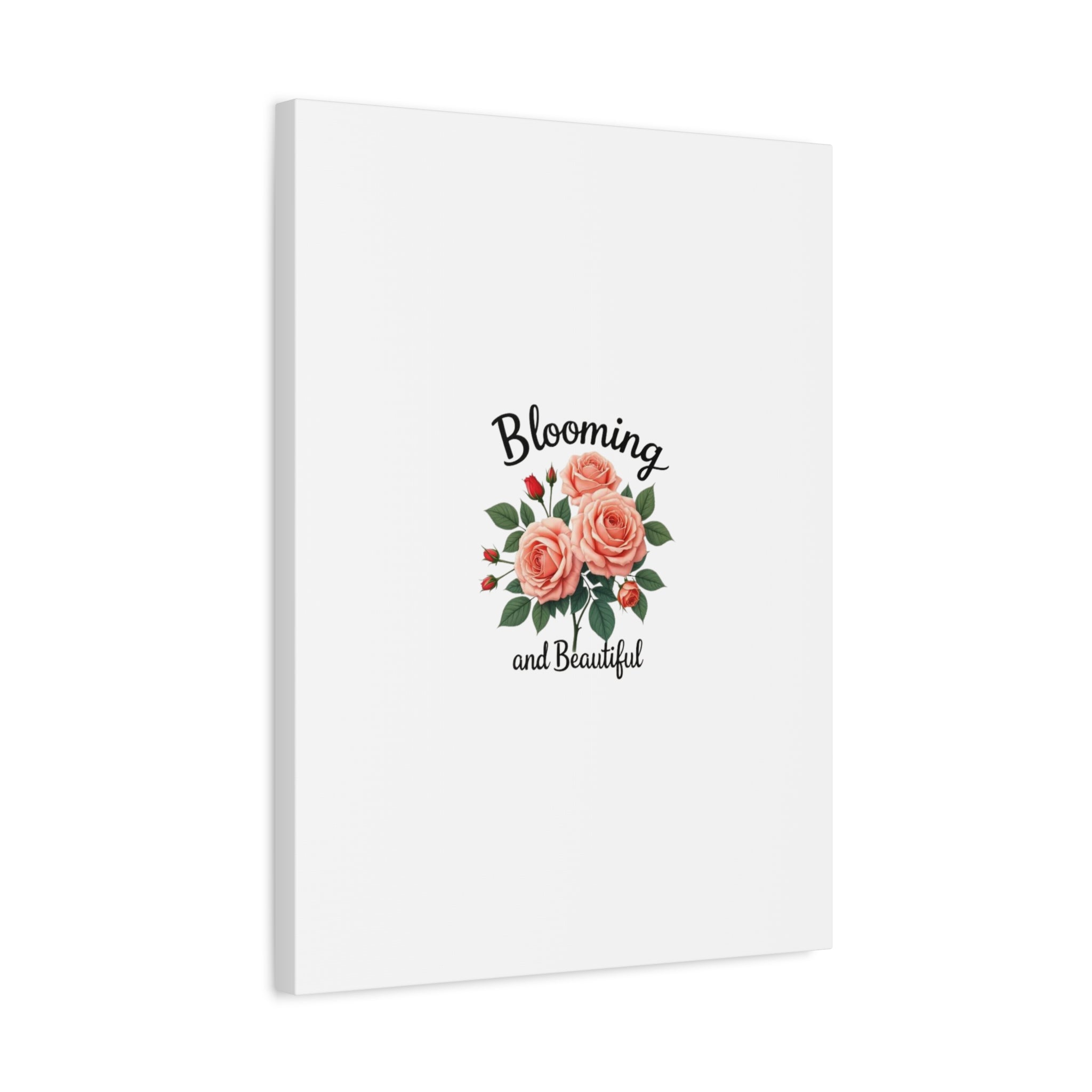 Blooming and Beautiful Rose Bouquet Canvas Wall Art