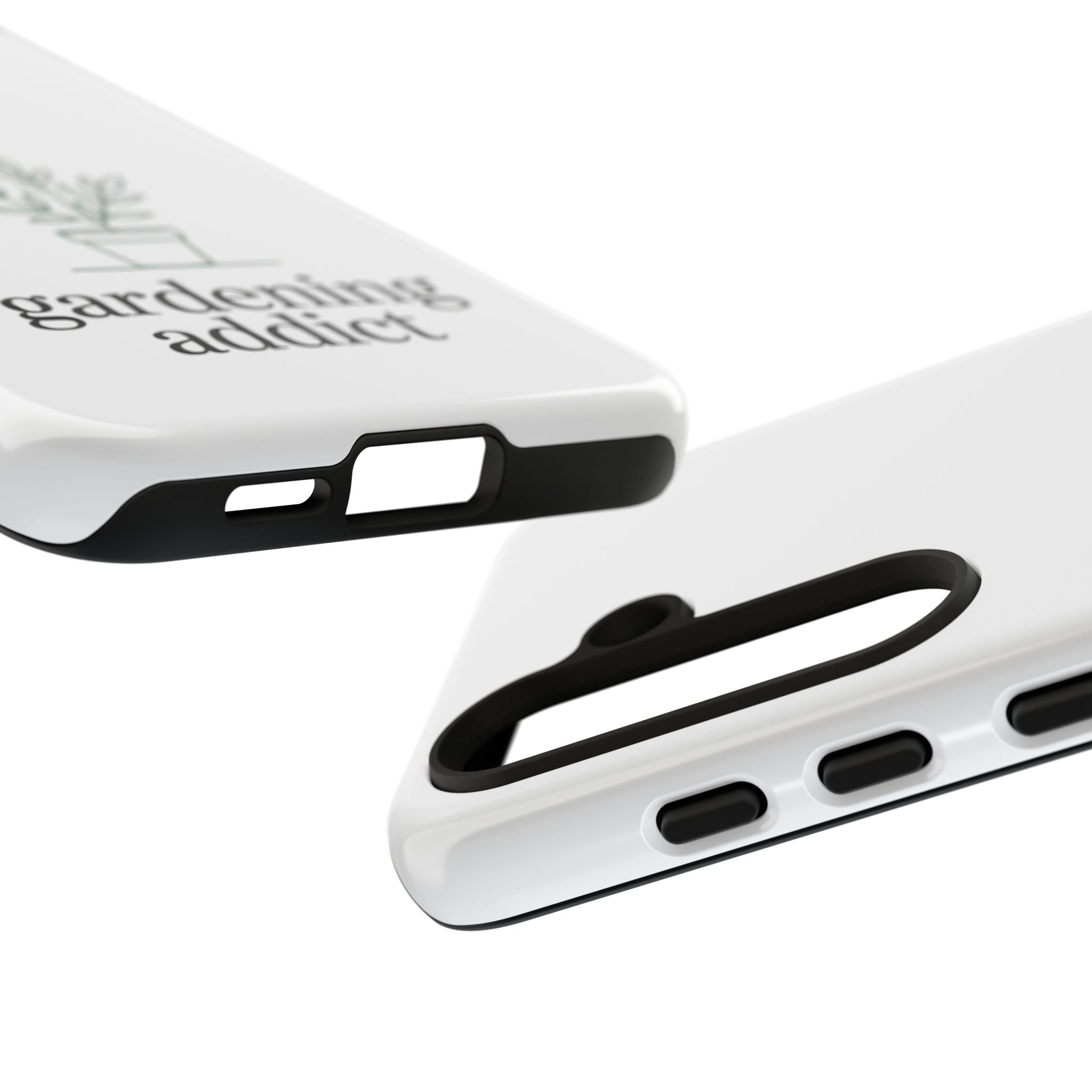 Phone Case — 'gardening addict' Minimal Plant Design