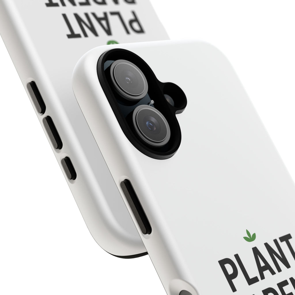 Plant Parent Tough Phone Case – Minimalist Plant Lover Protective Cover